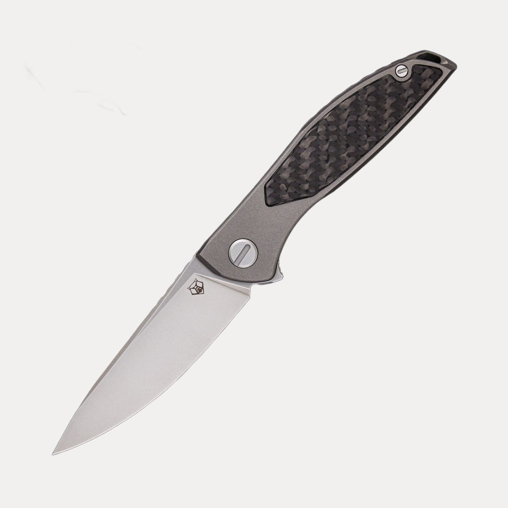 SHIROGOROV KNIVES / WR BLADEWORKS “HYDRONIAN” NEON – M390 BLADE – TITANIUM HANDLE – MRBS