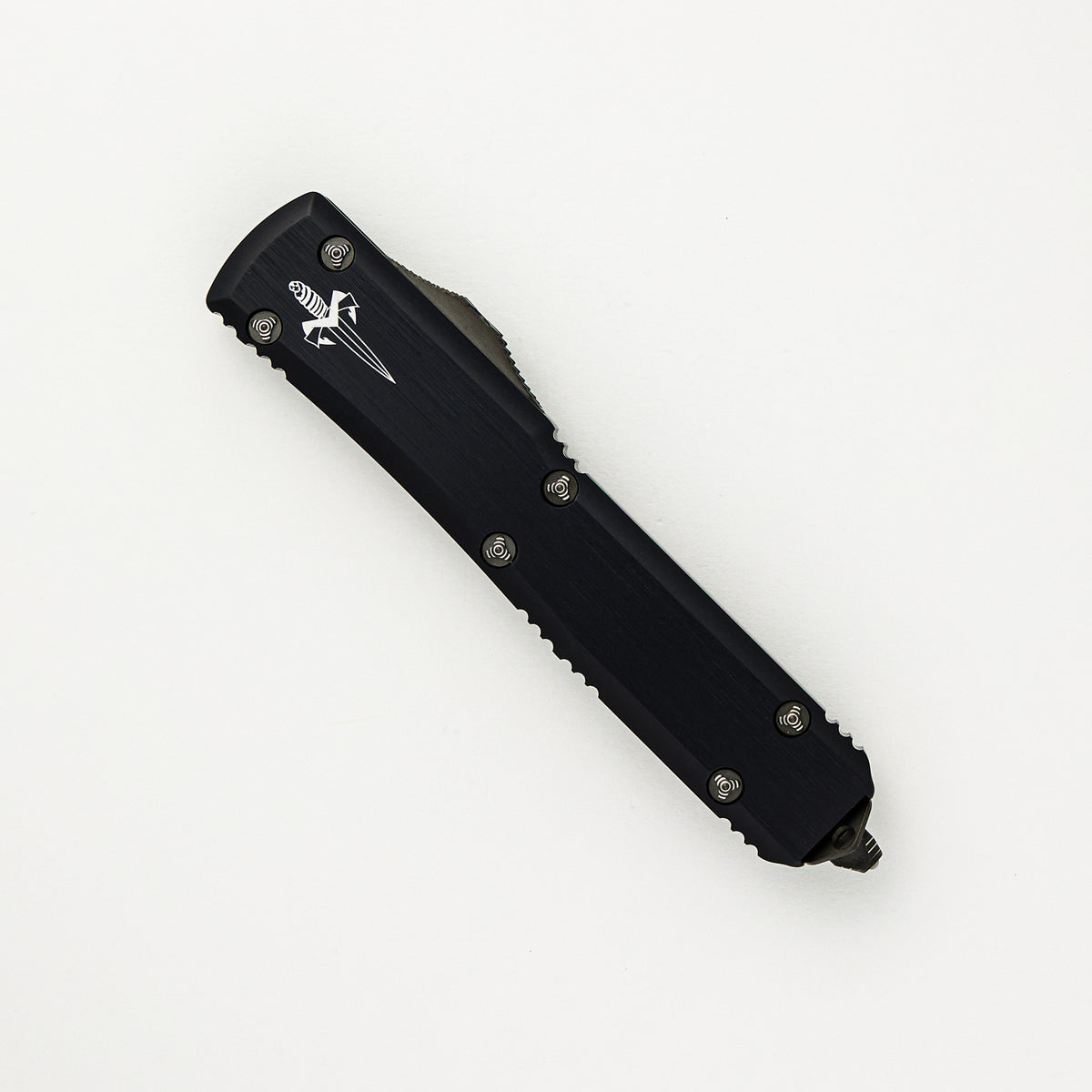 Marfione Custom Knives Ultratech - T/E Chisel Grind Blade - Hefted Alloy Handle