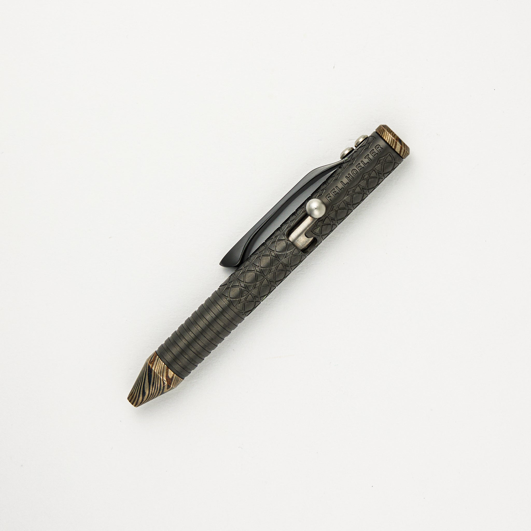TinyBolt Pen – Celtic Zirconium/Mokume