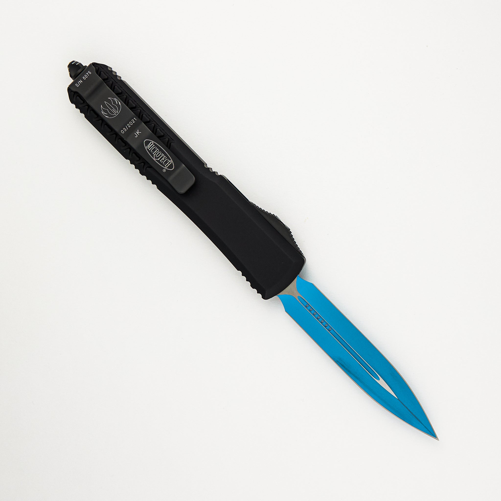 Microtech Ultratech D/E JK Blue Standard 122-1 JK