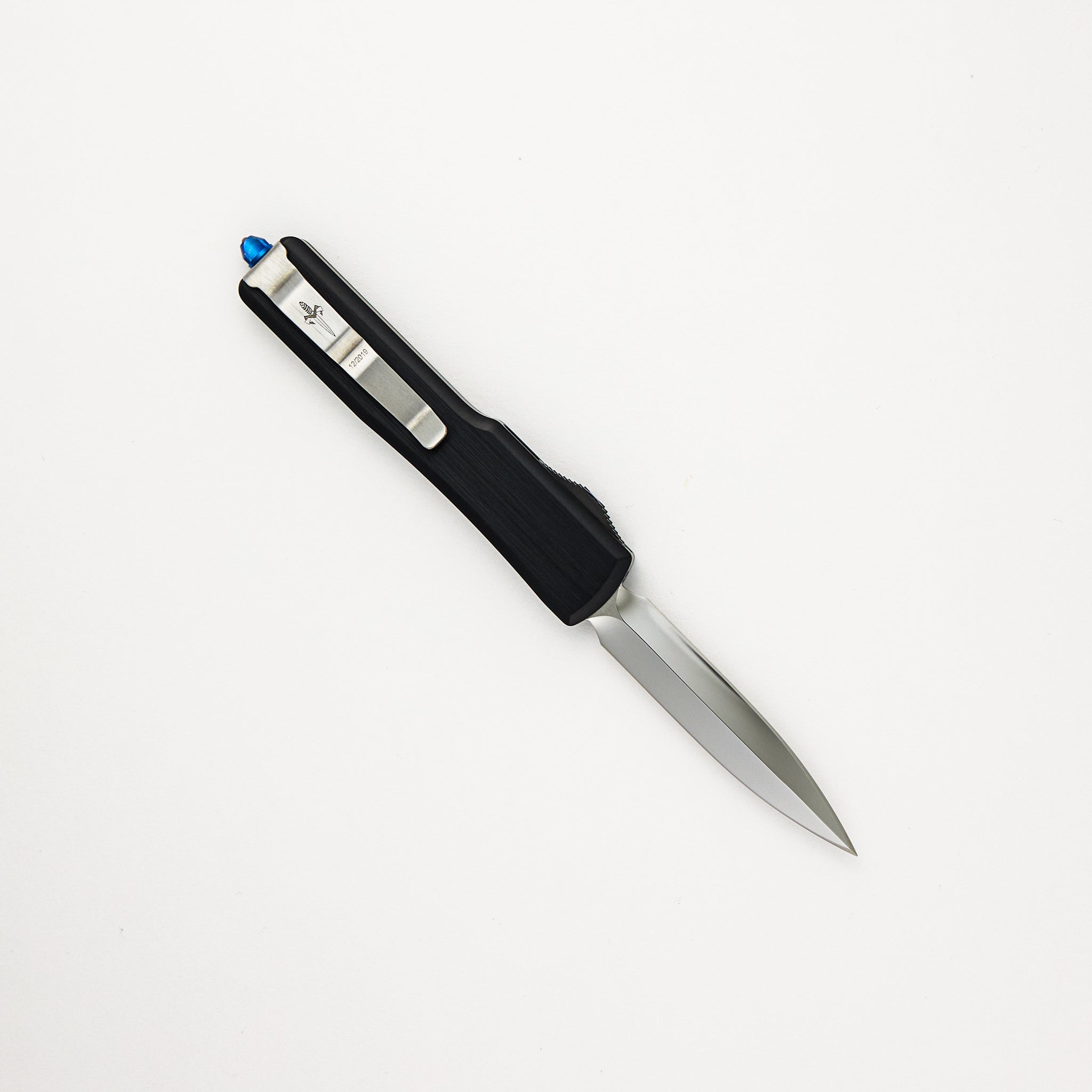 Marfione Custom Knives UTX-70 - D/E Spike Grind Mirror Polish - Hefted Alloy