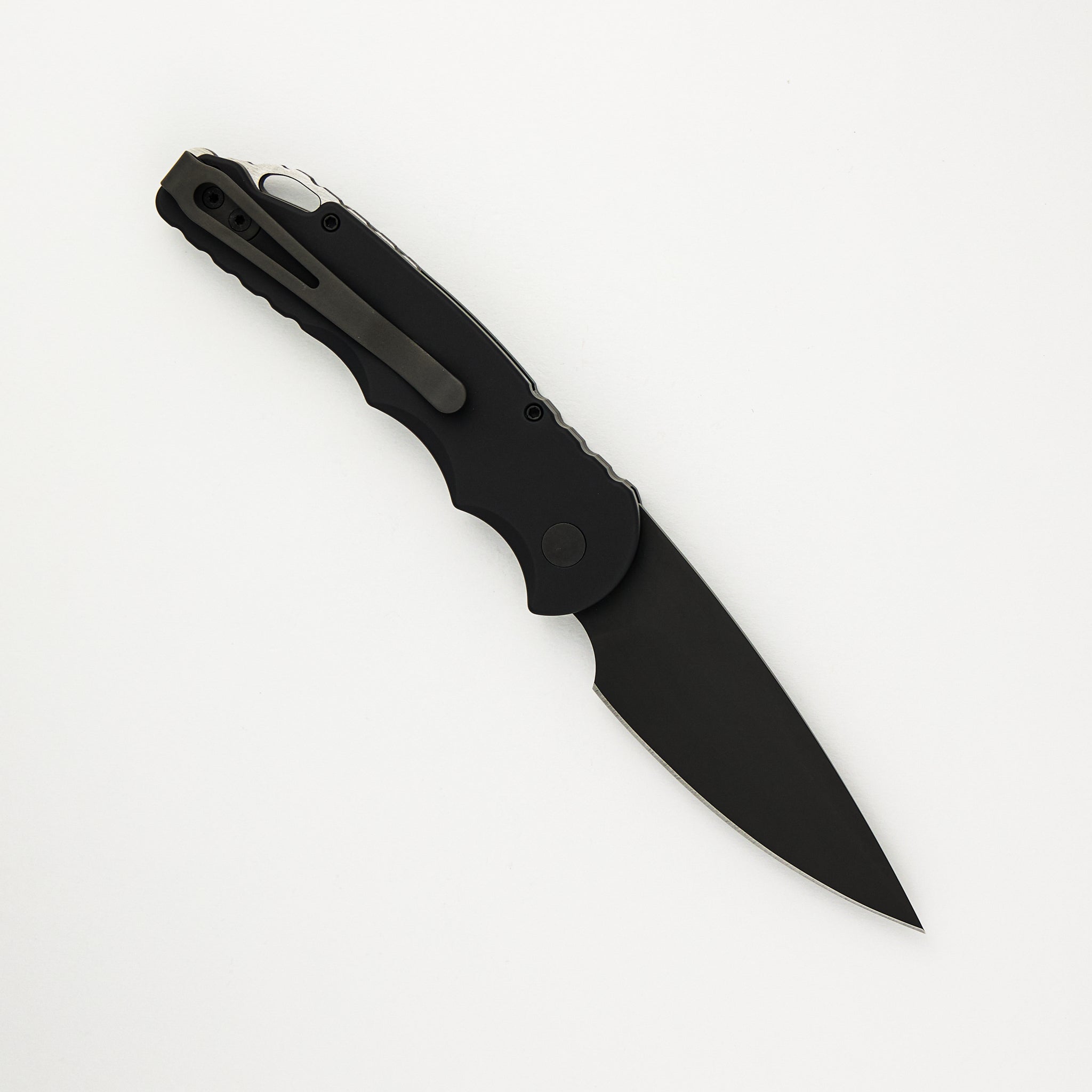 TR-5 Auto - Black Handle - Black DLC S35VN Blade - T503