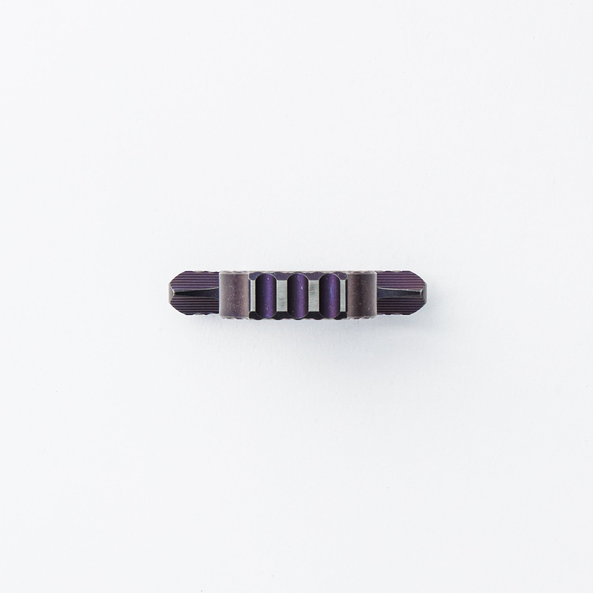 Derzhava - Purple/Satin Titanium - Diamond Mill Pattern