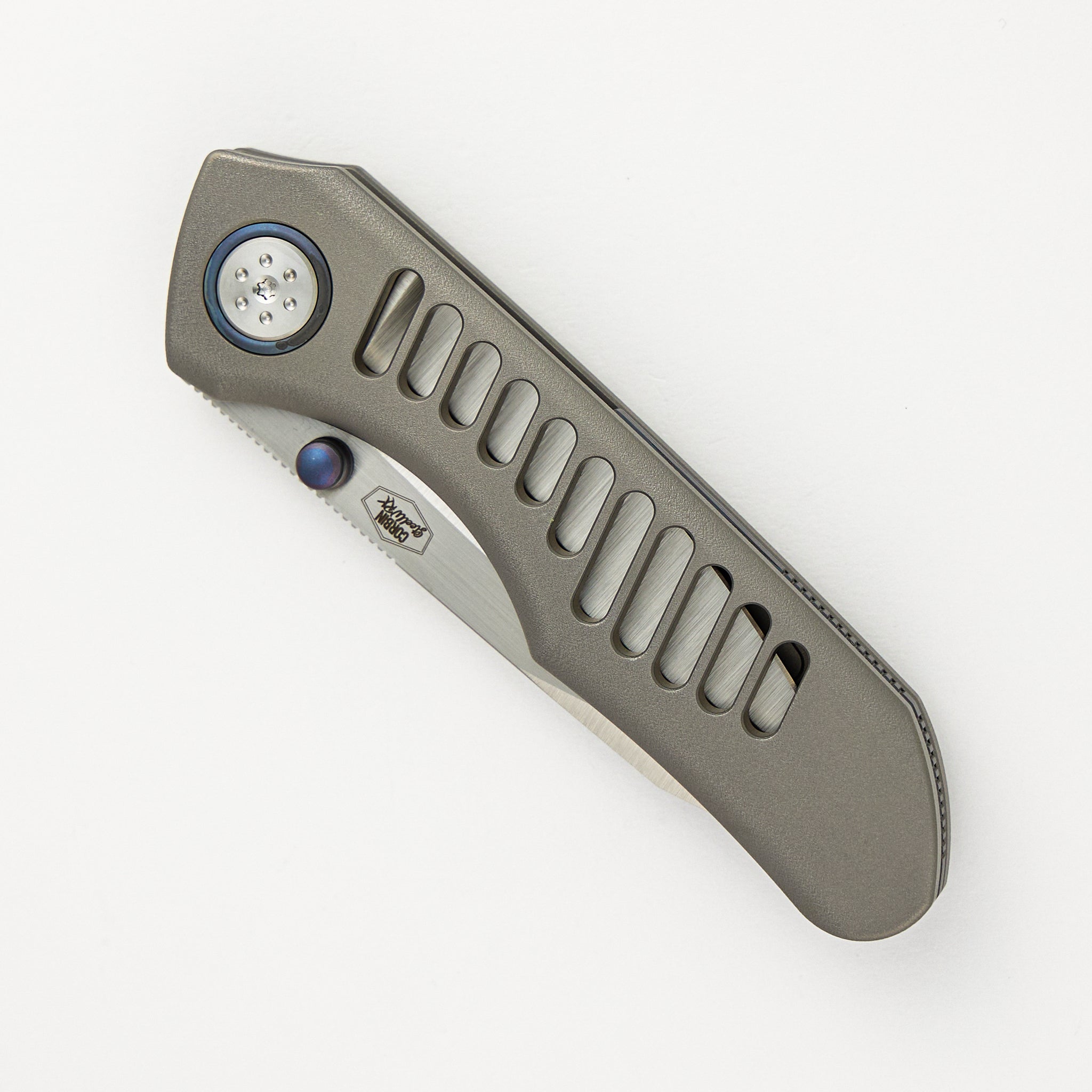 Alliance Designs Keen - Titanium W/ Slotted Handle - M390 Blade