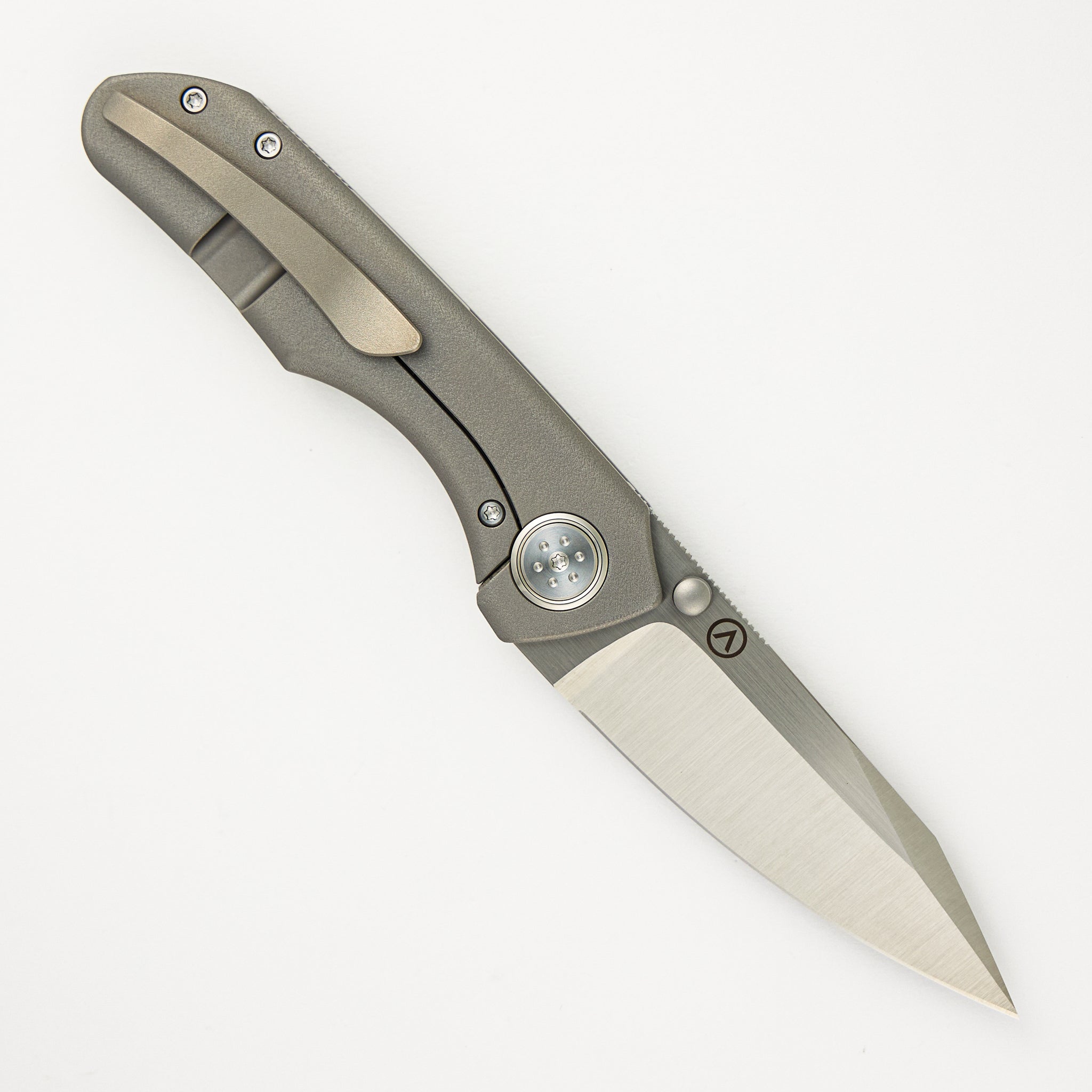 Alliance Designs Keen - Titanium W/ Holes Handle - M390 Blade