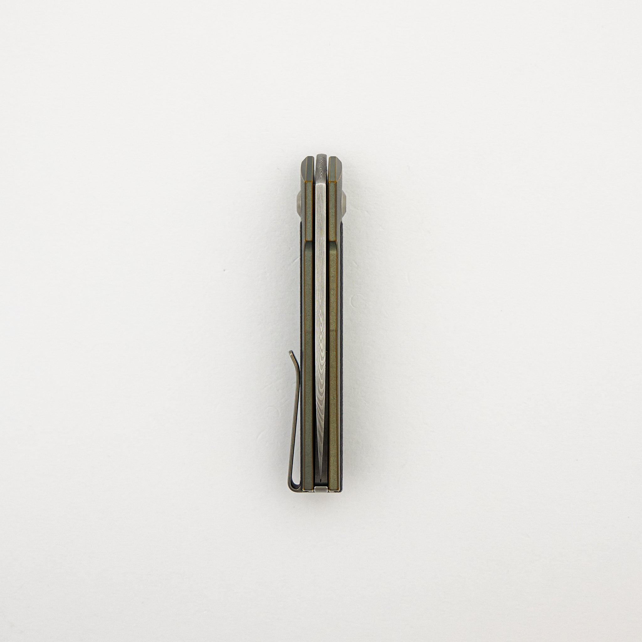 ARN - Cuprum/Satin - Titanium Handle - Carbon Fiber Inlays - Damasteel Blade - #113