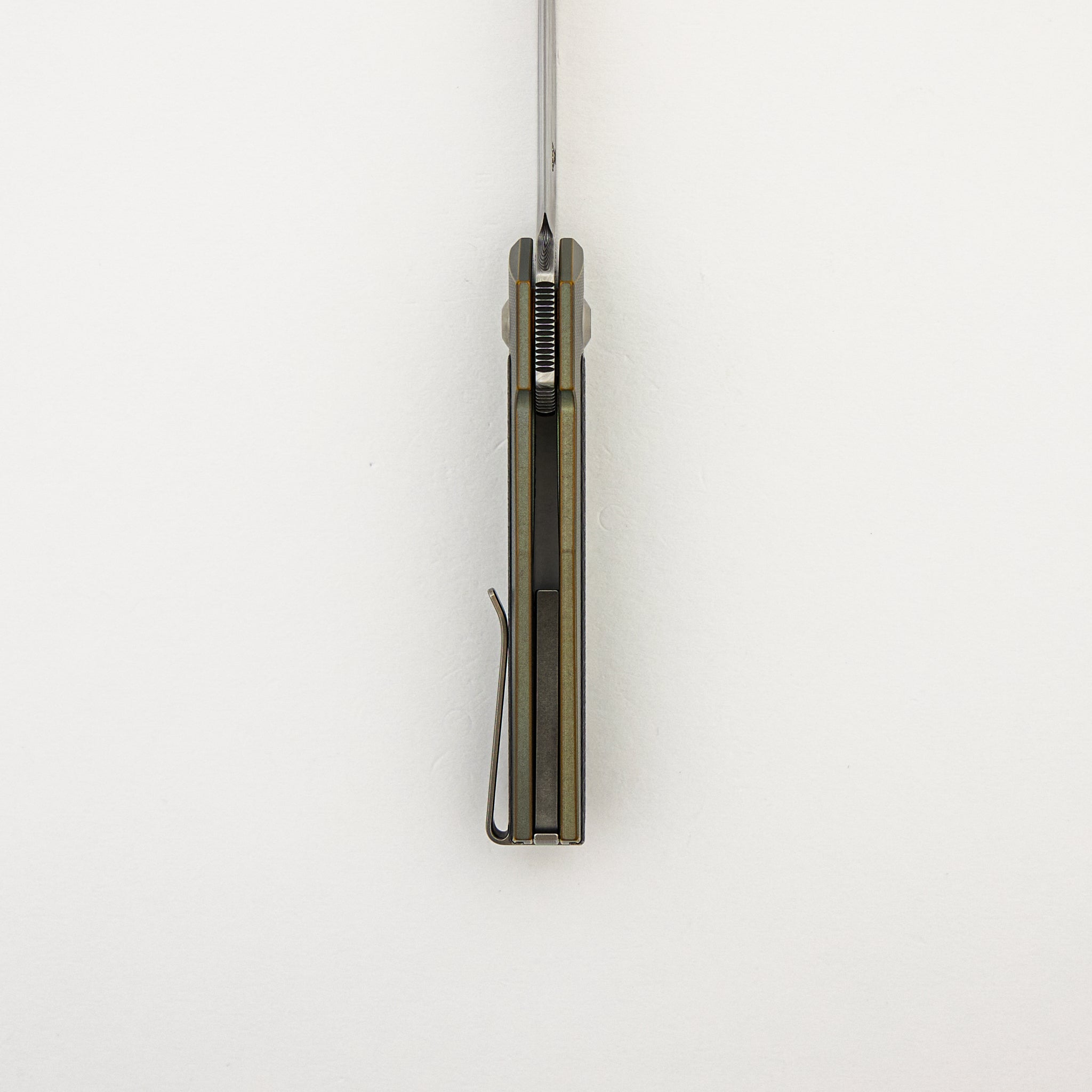 ARN - Cuprum/Satin - Titanium Handle - Carbon Fiber Inlays - Damasteel Blade - #113