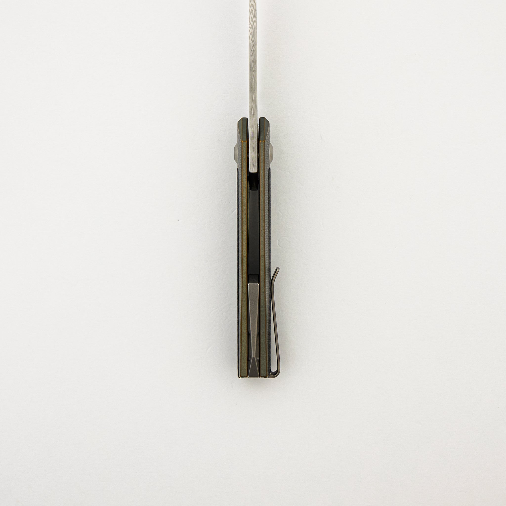 ARN - Cuprum/Satin - Titanium Handle - Carbon Fiber Inlays - Damasteel Blade - #113