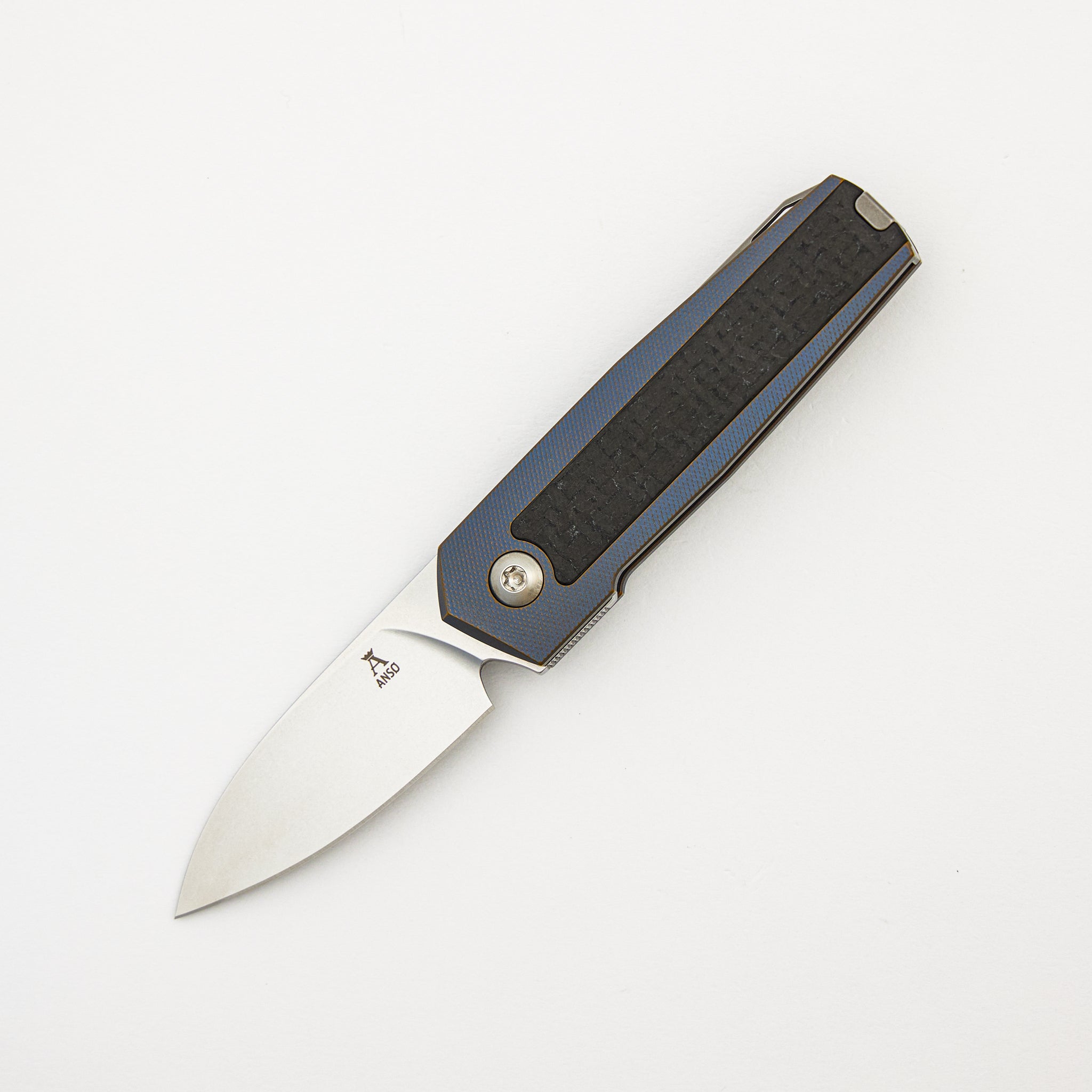 ARN - Kobolt/Satin - Titanium Handle - Carbon Fiber Inlays - RWL34 Blade - #124