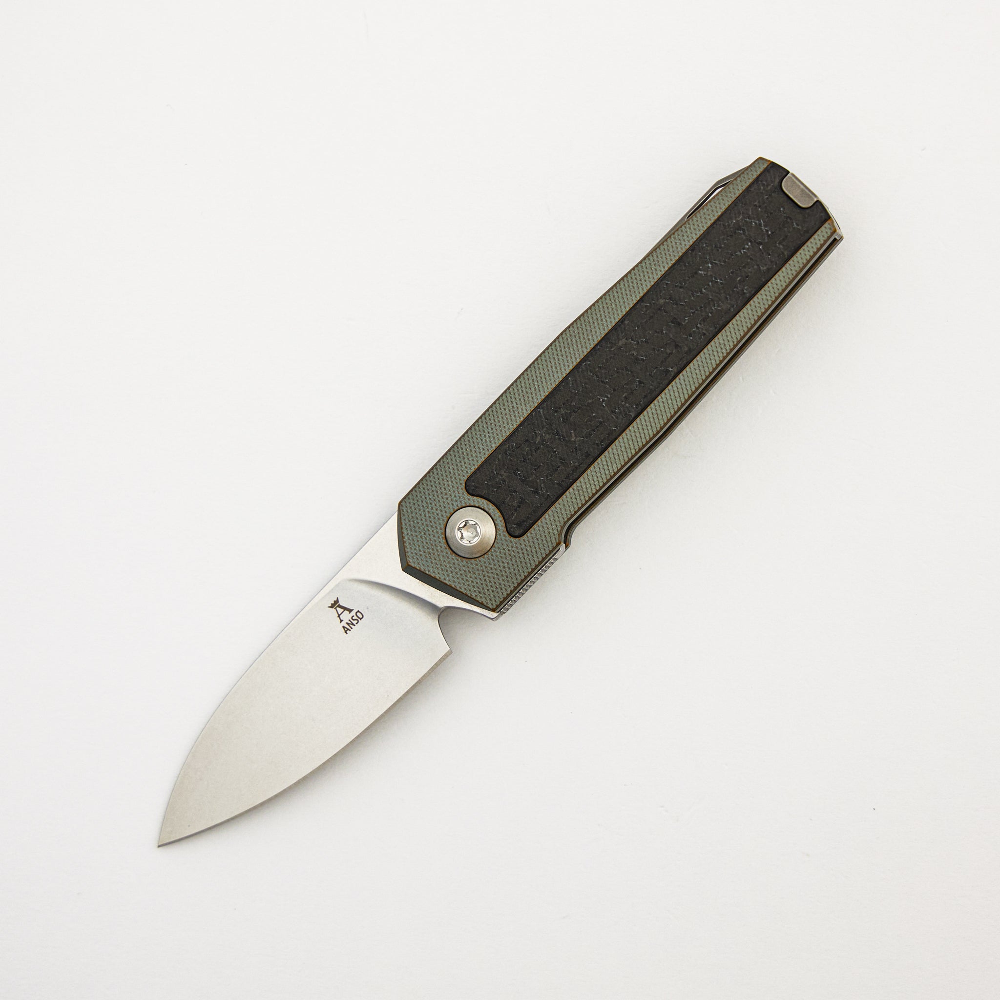 ARN - Cuprum/Satin - Titanium Handle - Carbon Fiber Inlays - RWL34 Blade - #127
