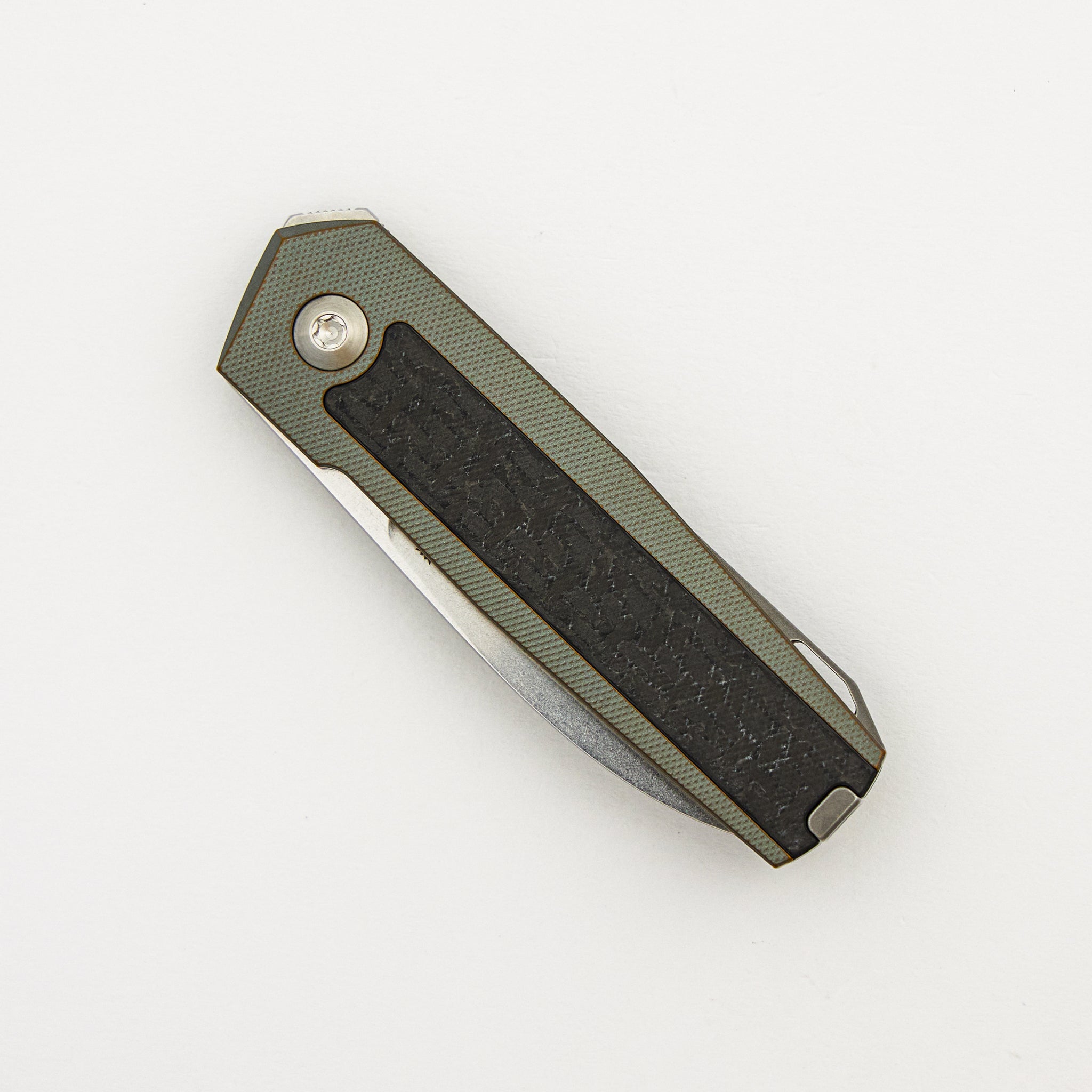 ARN - Cuprum/Satin - Titanium Handle - Carbon Fiber Inlays - RWL34 Blade - #127