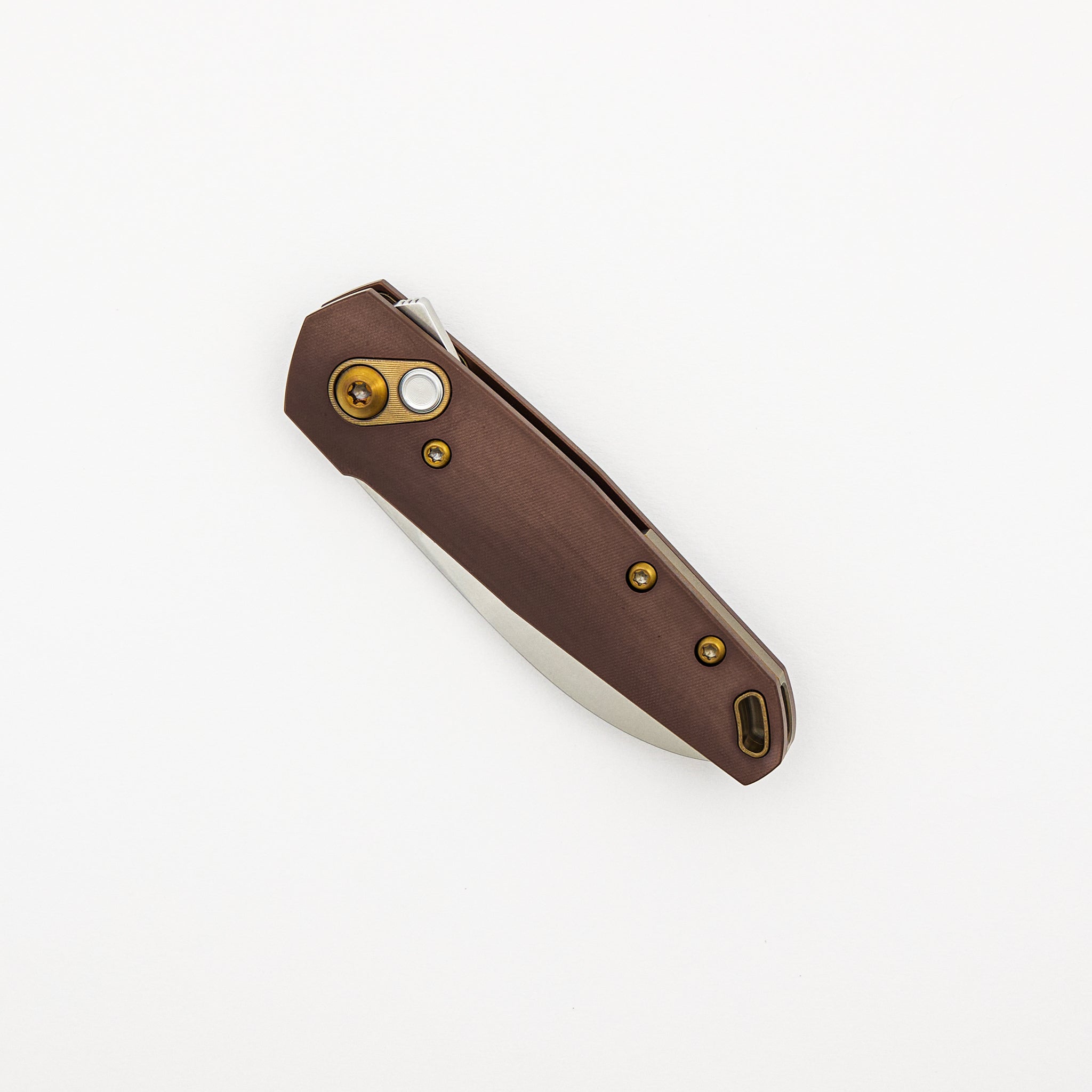 Aros - Amber Steelcon Titanium Handle - RWL34 Blade