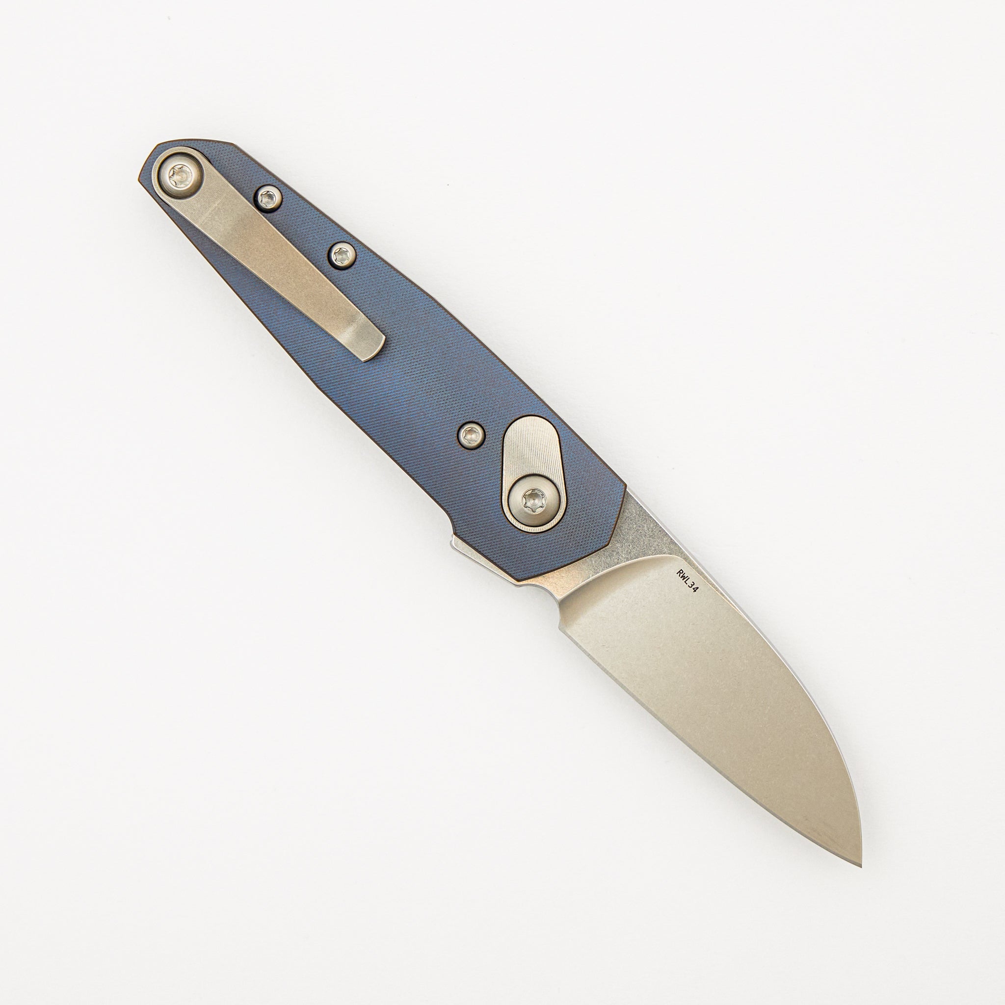 Aros - Kobolt/Satin Titanium Handle - RWL34 Blade