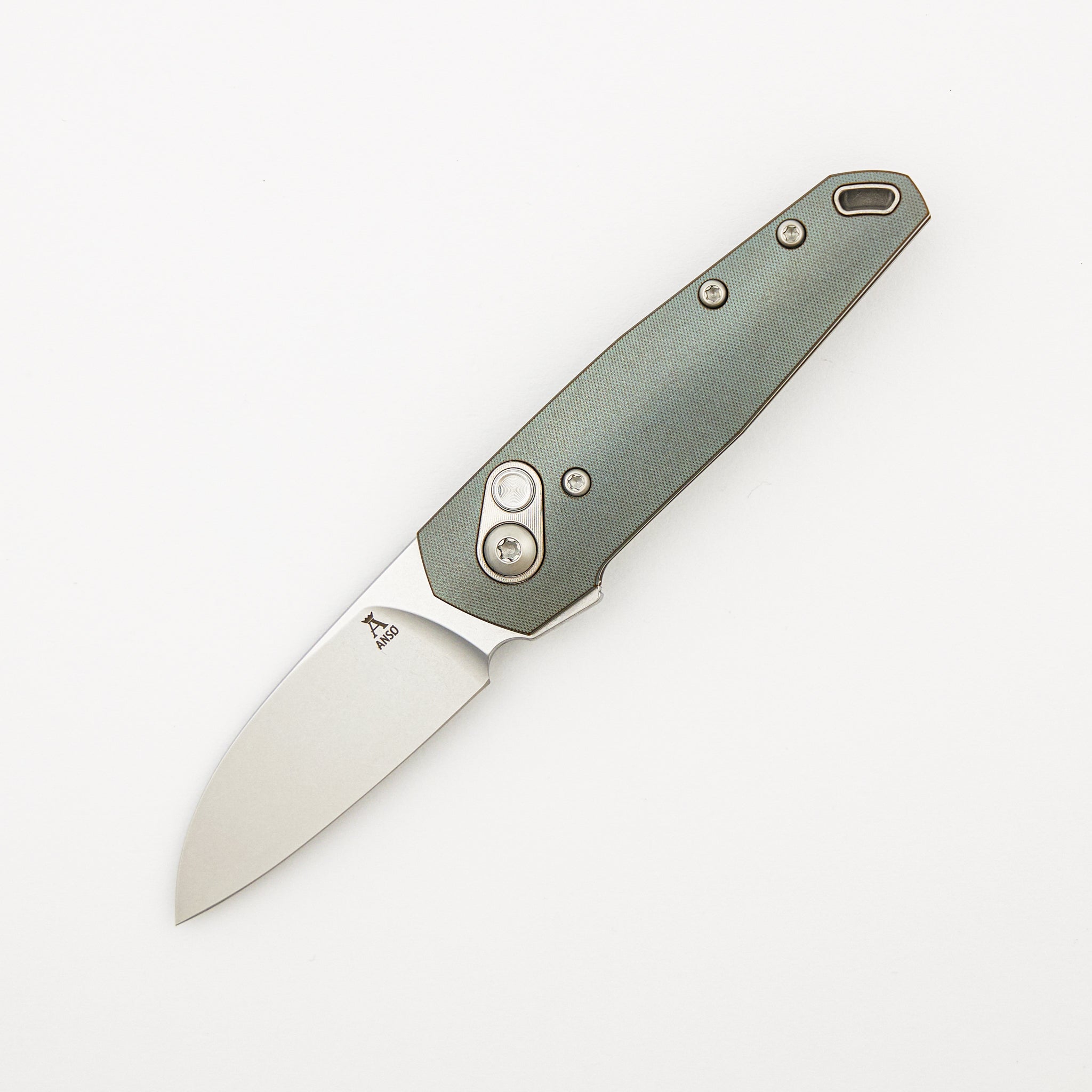 Aros - Cuprum/Satin Titanium Handle - RWL34 Blade