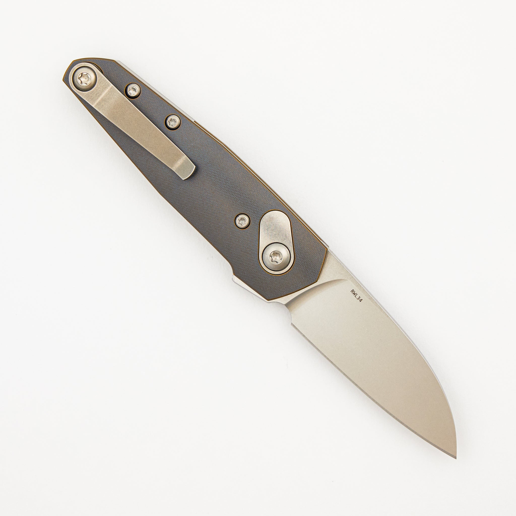 Aros - Kobolt/Satin Titanium Handle - RWL34 Blade