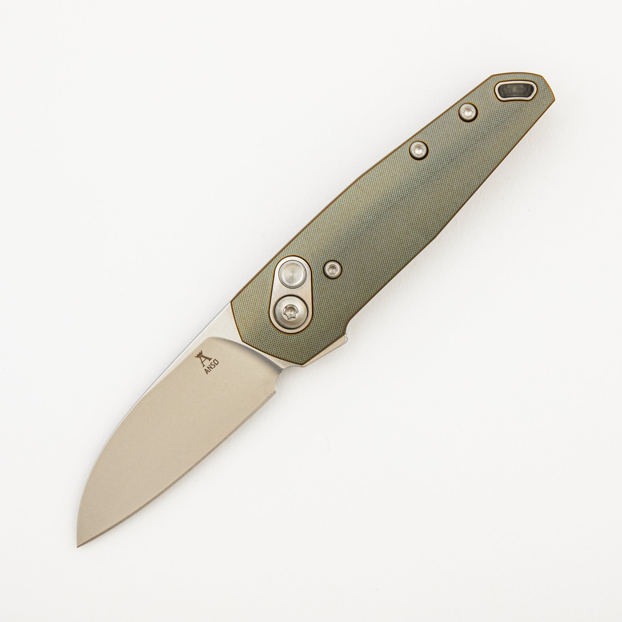 Aros - Cuprum/Satin Titanium Handle - RWL34 Blade