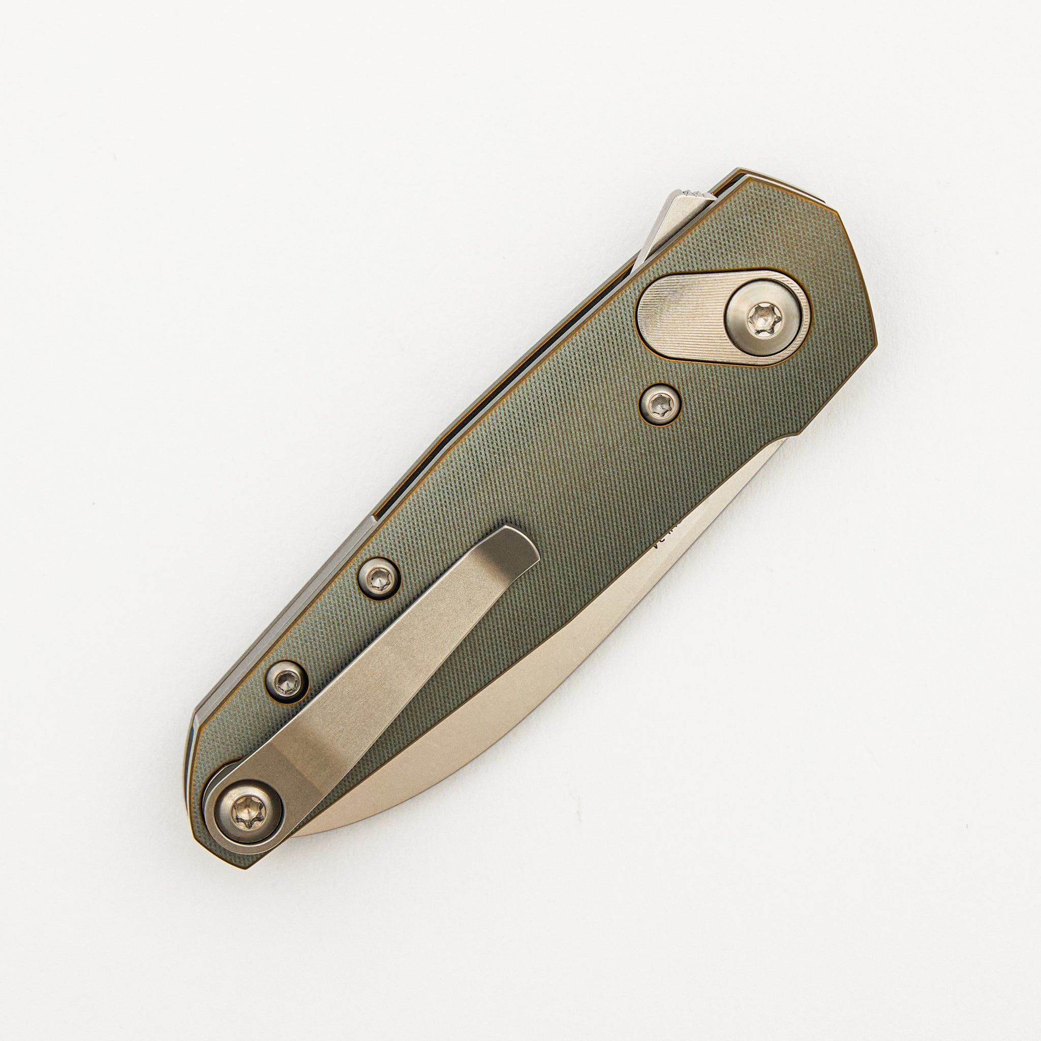 Aros - Cuprum/Satin Titanium Handle - RWL34 Blade