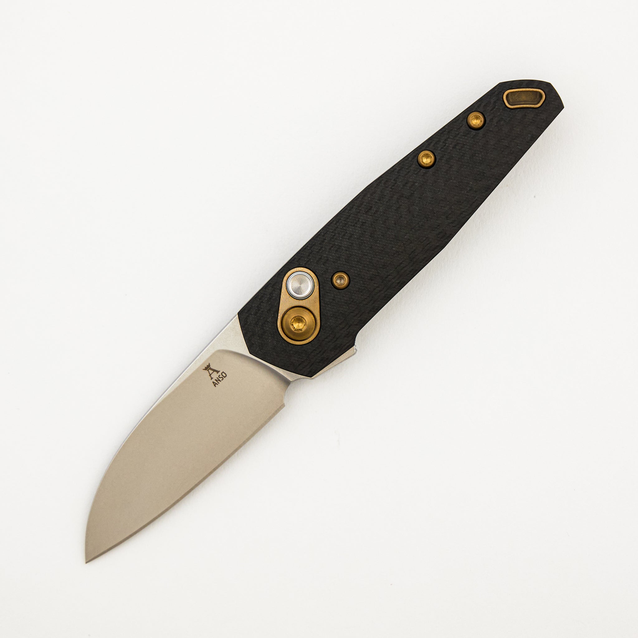 Aros - Amber - Carbon Fiber Handle - RWL34 Blade