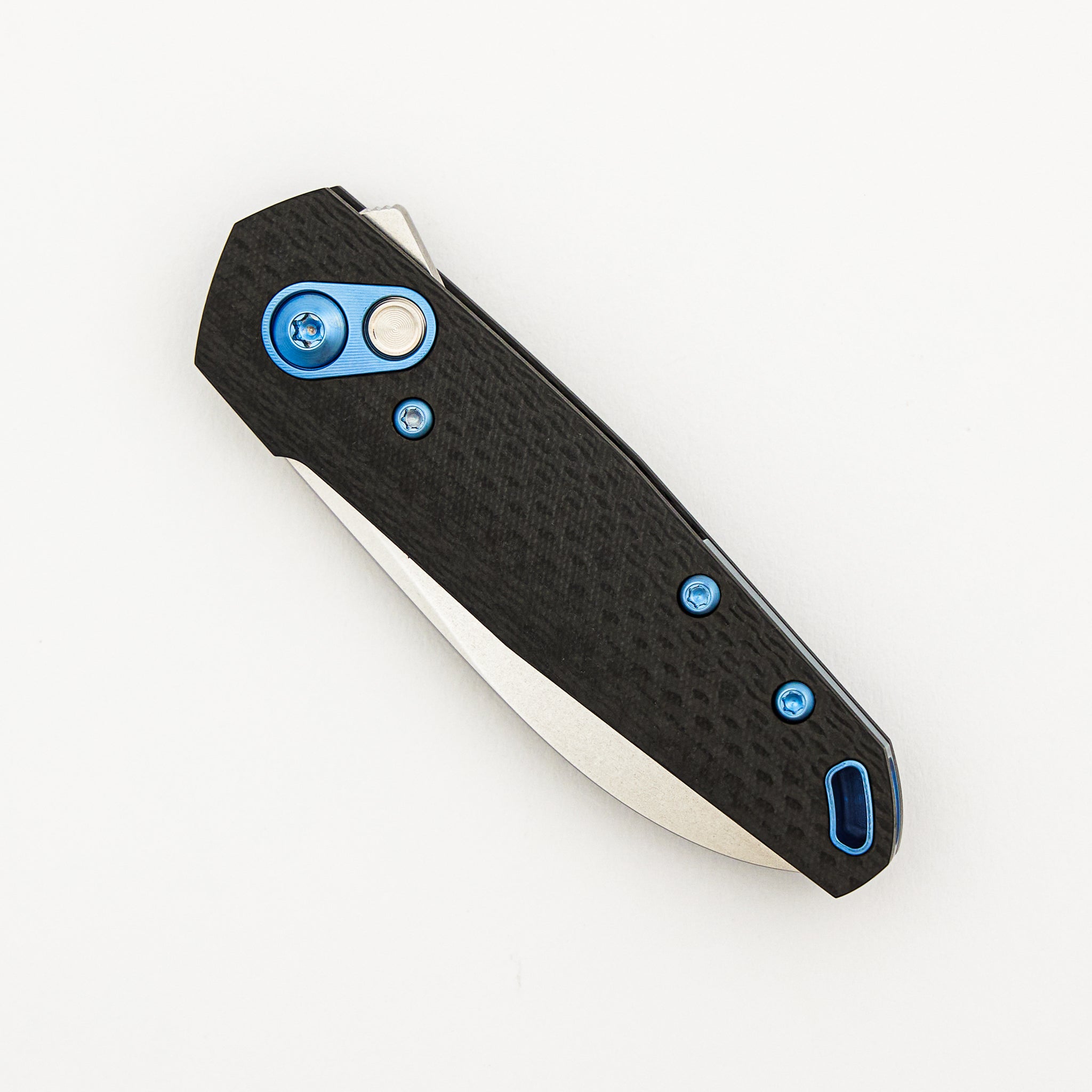 Aros - Blue - Carbon Fiber Handle - RWL34 Blade