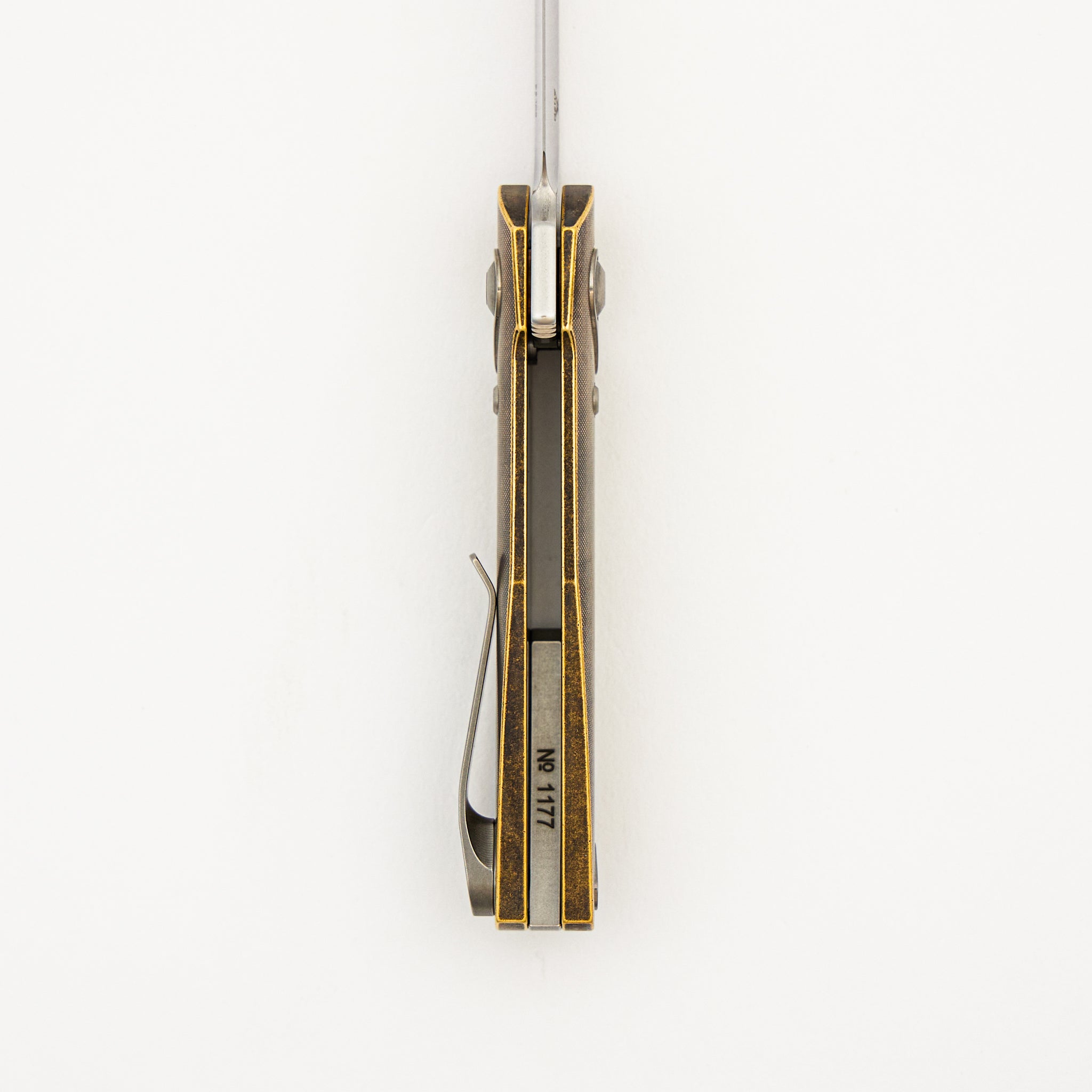 Aros - Satin - Brass Handle - RWL34 Blade