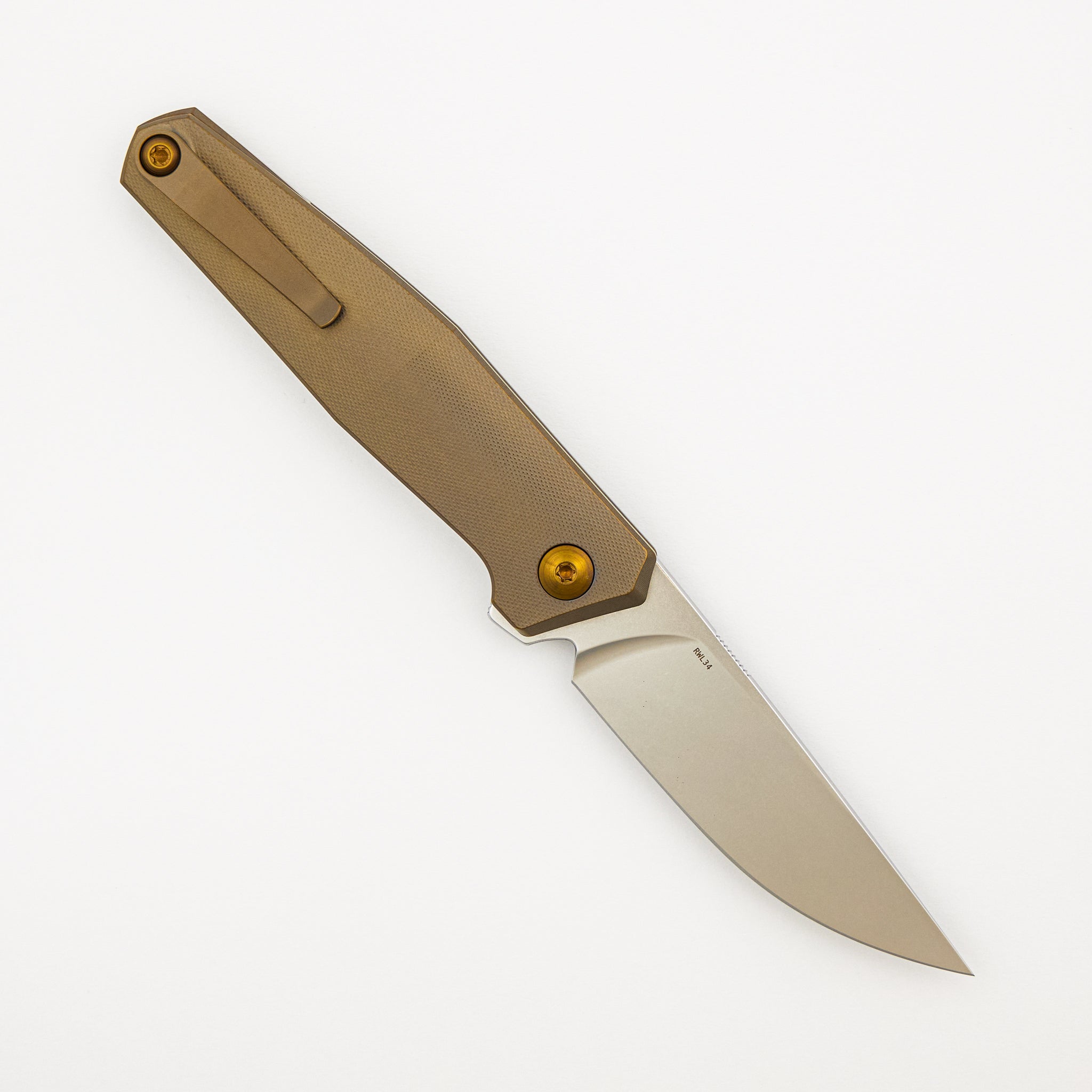 Toko - Amber Titanium Handle - RWL34 Blade
