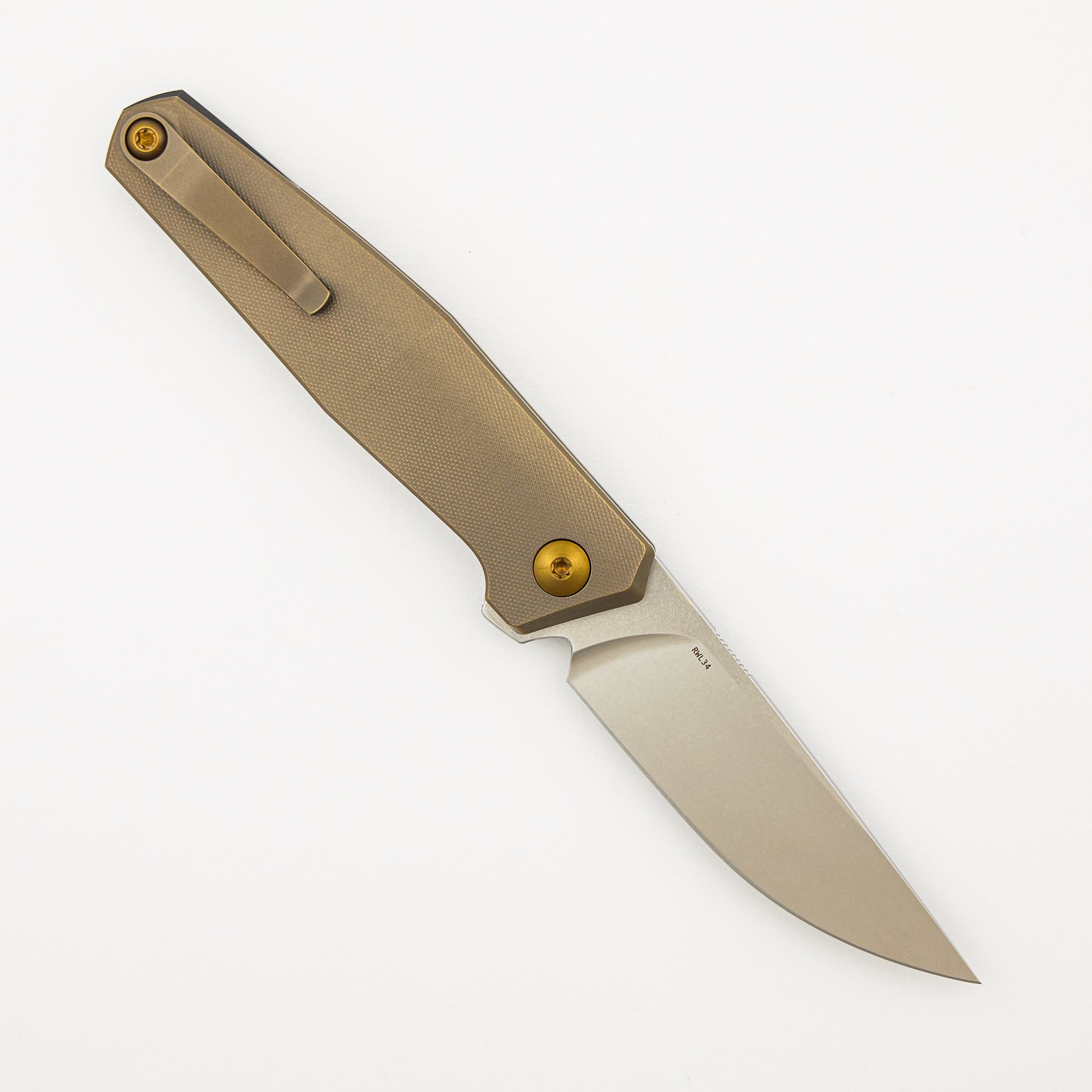 Toko - Amber Titanium Handle - RWL34 Blade