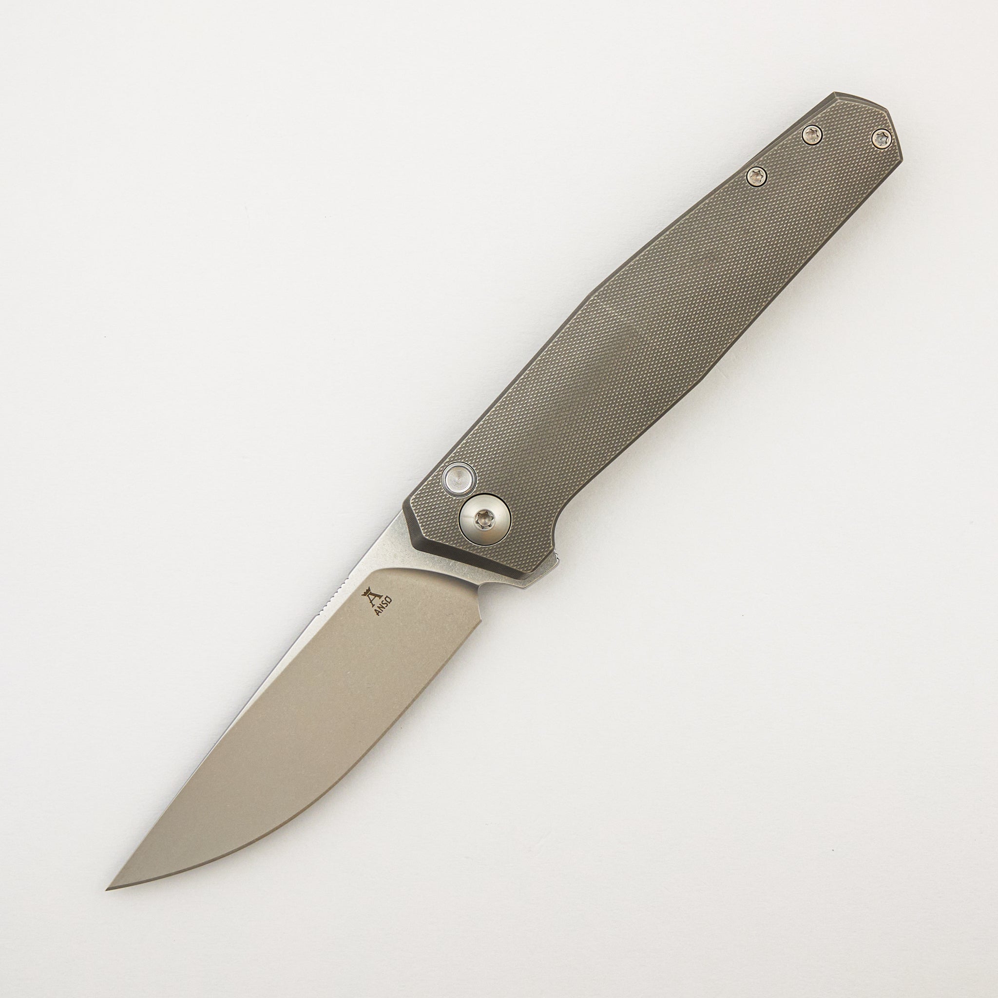 Toko - Grey/Satin Titanium Handle - RWL34 Blade #494