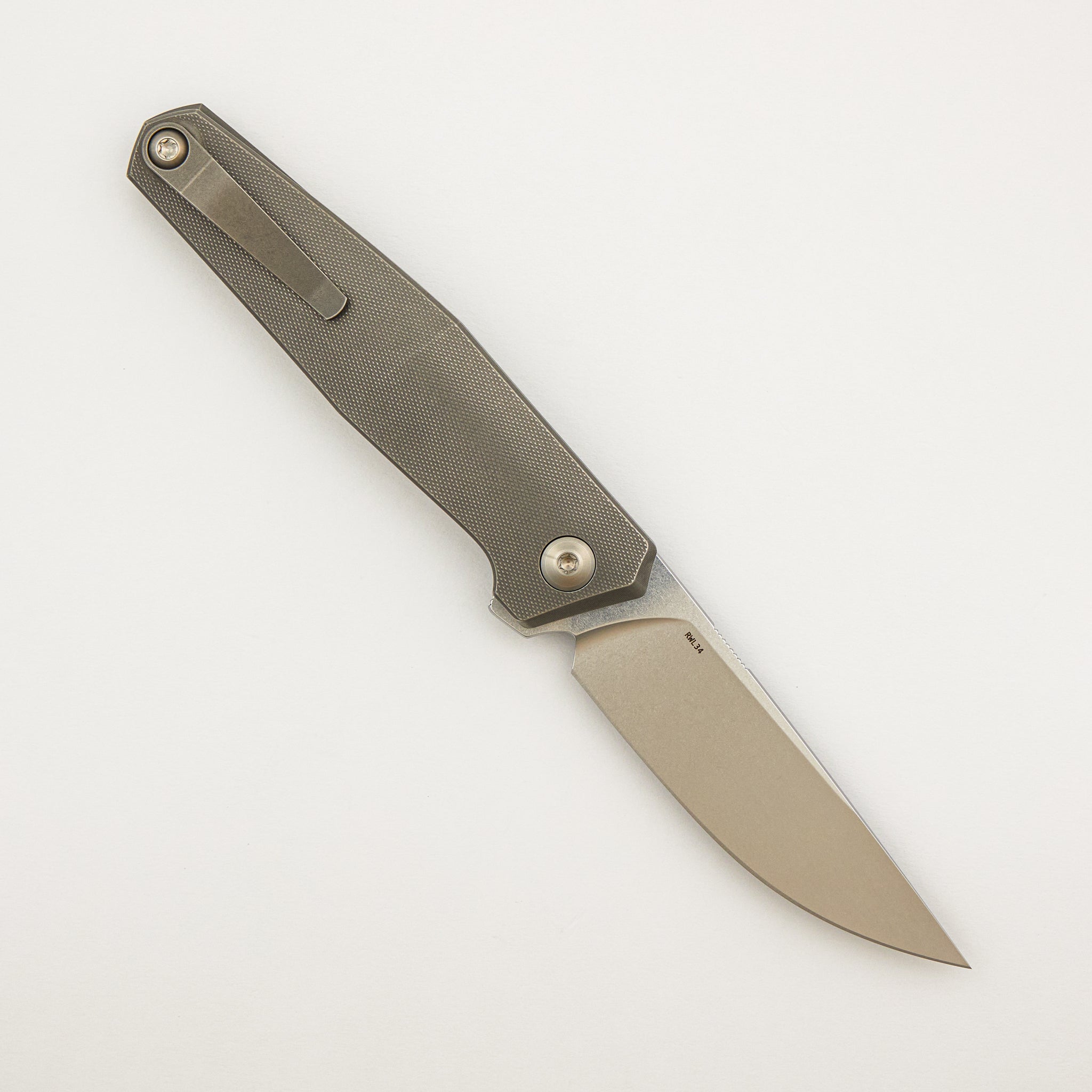 Toko - Grey/Satin Titanium Handle - RWL34 Blade #494