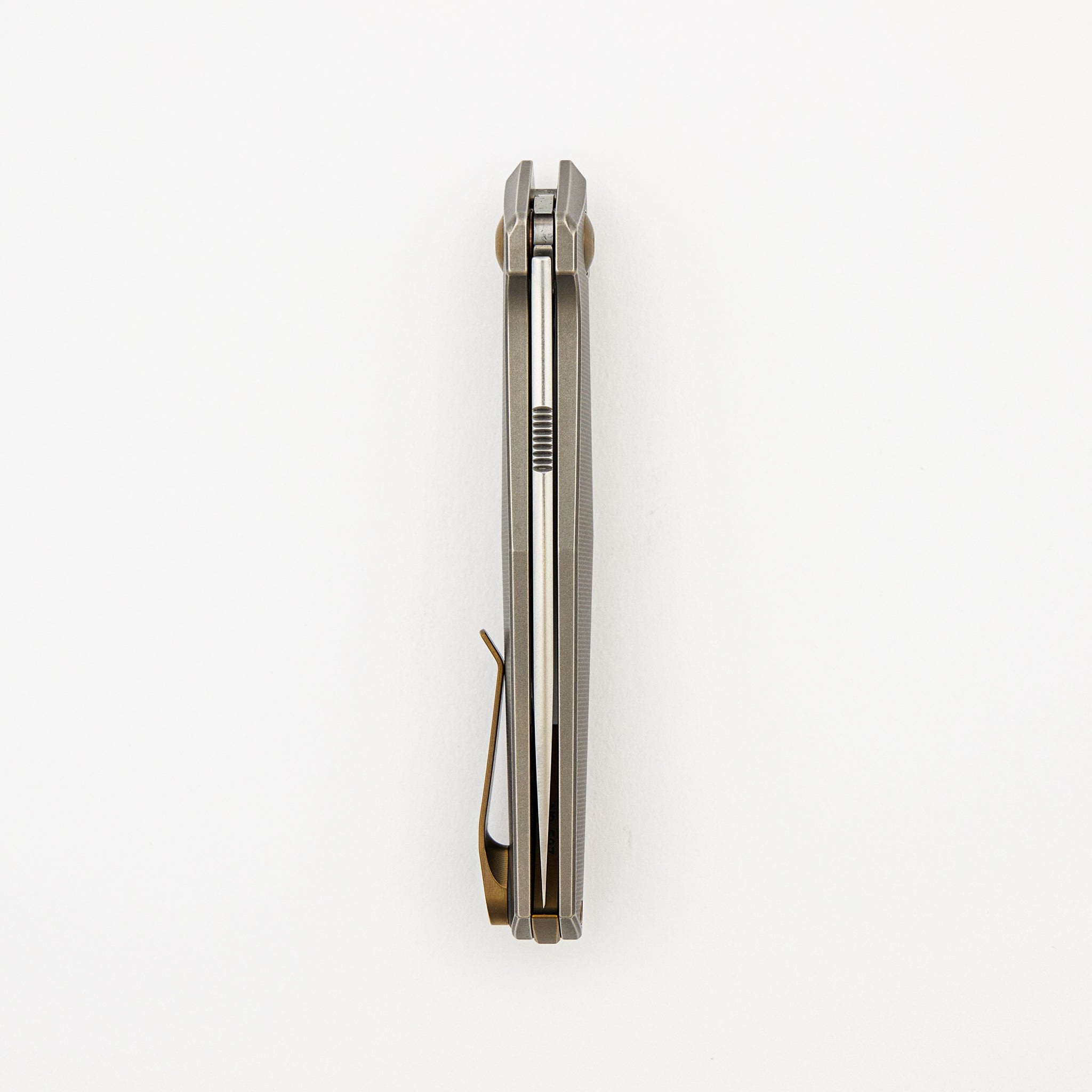 Toko - Grey/Amber Titanium Handle - RWL34 Blade