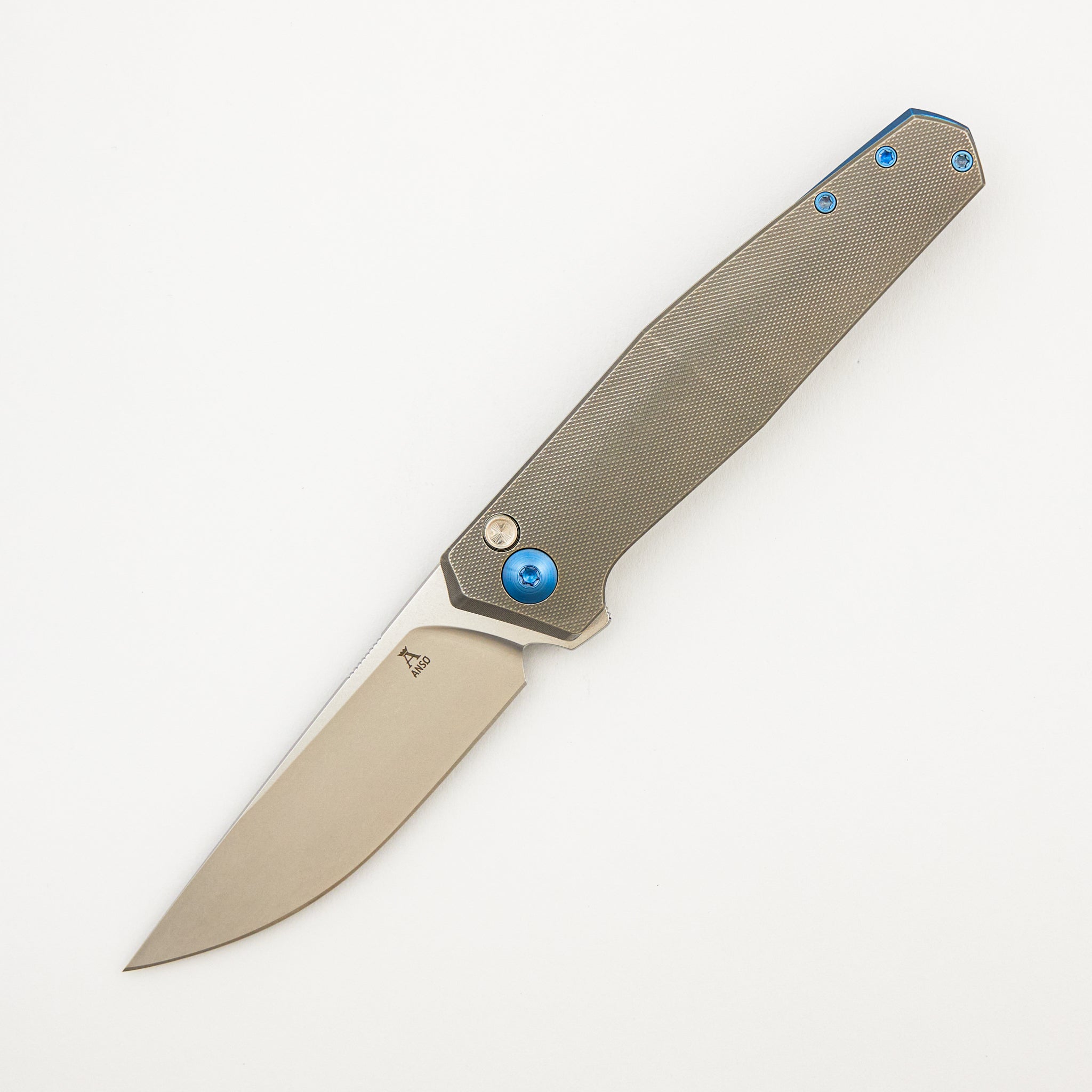 Toko - Grey/Blue Titanium Handle - RWL34 Blade