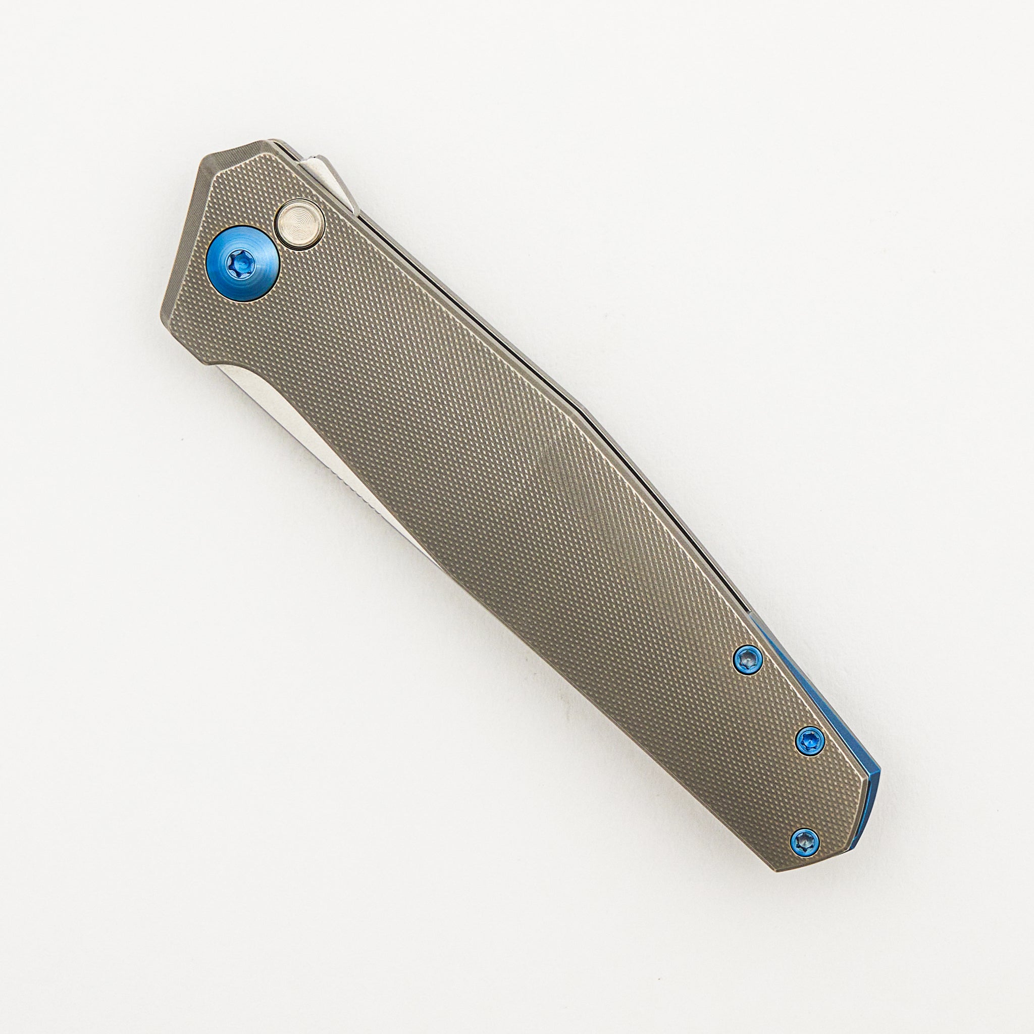 Toko - Grey/Blue Titanium Handle - RWL34 Blade