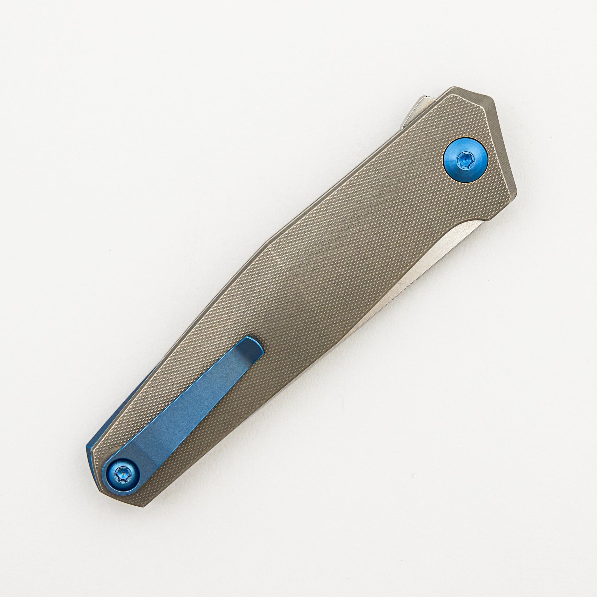 Toko - Grey/Blue Titanium Handle - RWL34 Blade