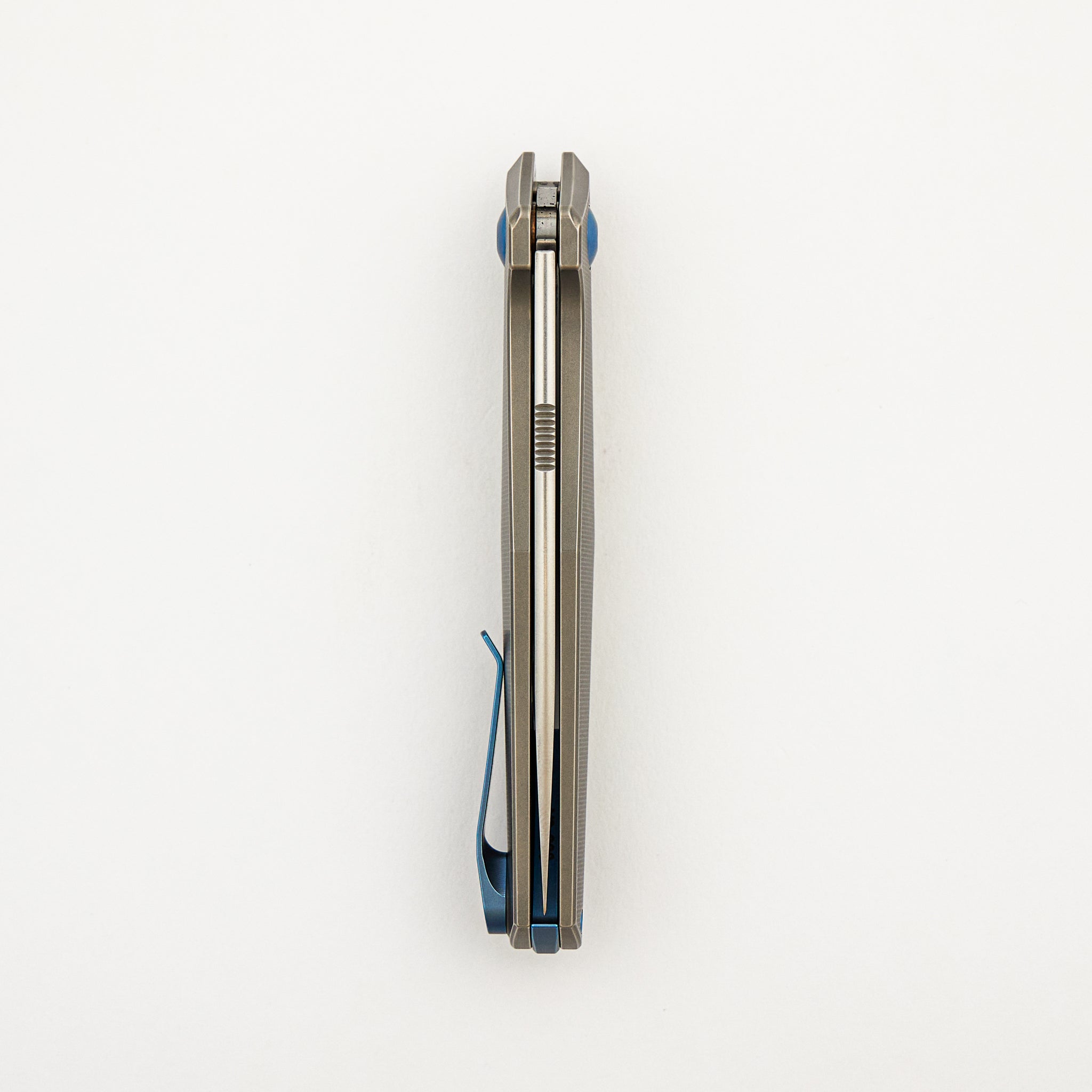 Toko - Grey/Blue Titanium Handle - RWL34 Blade