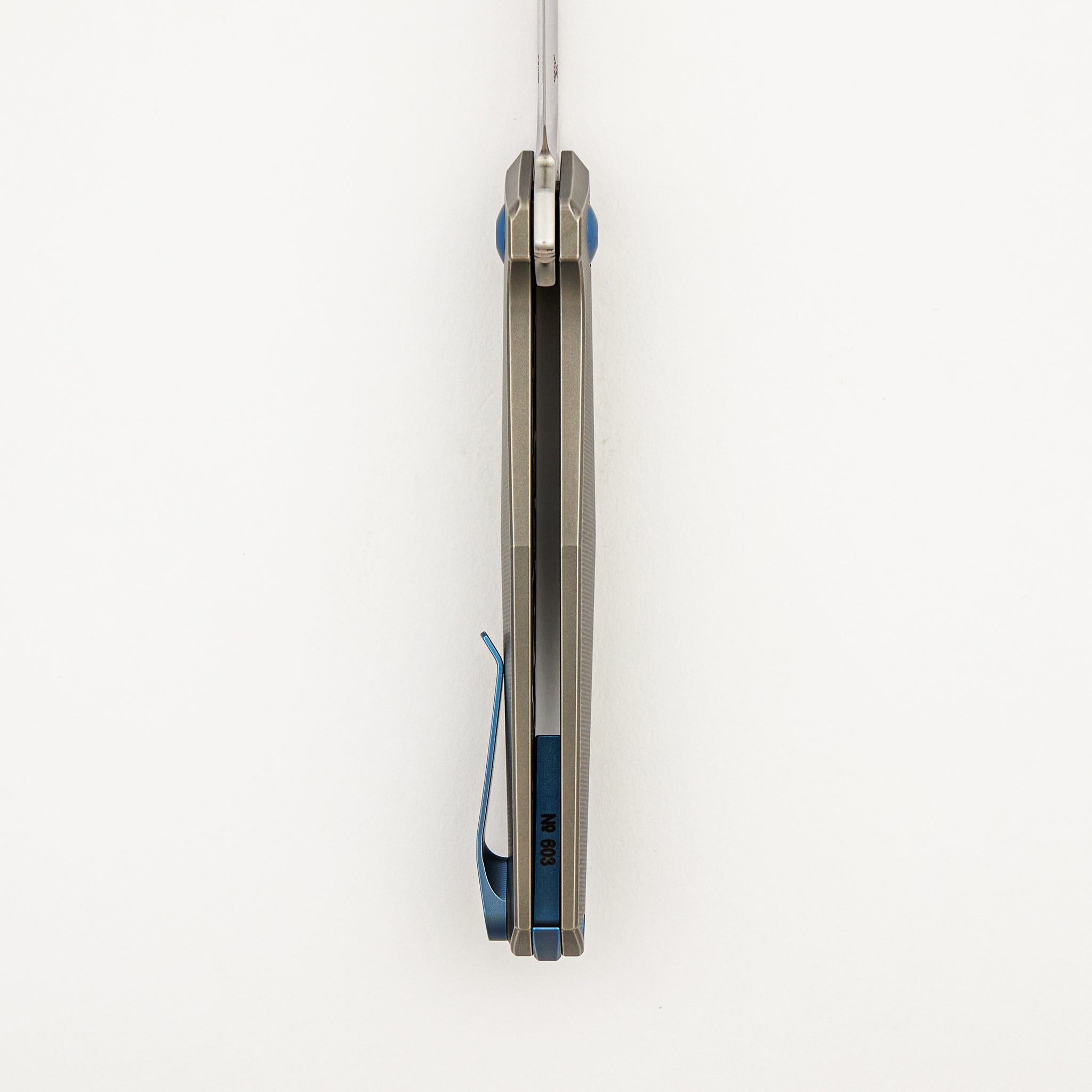 Toko - Grey/Blue Titanium Handle - RWL34 Blade