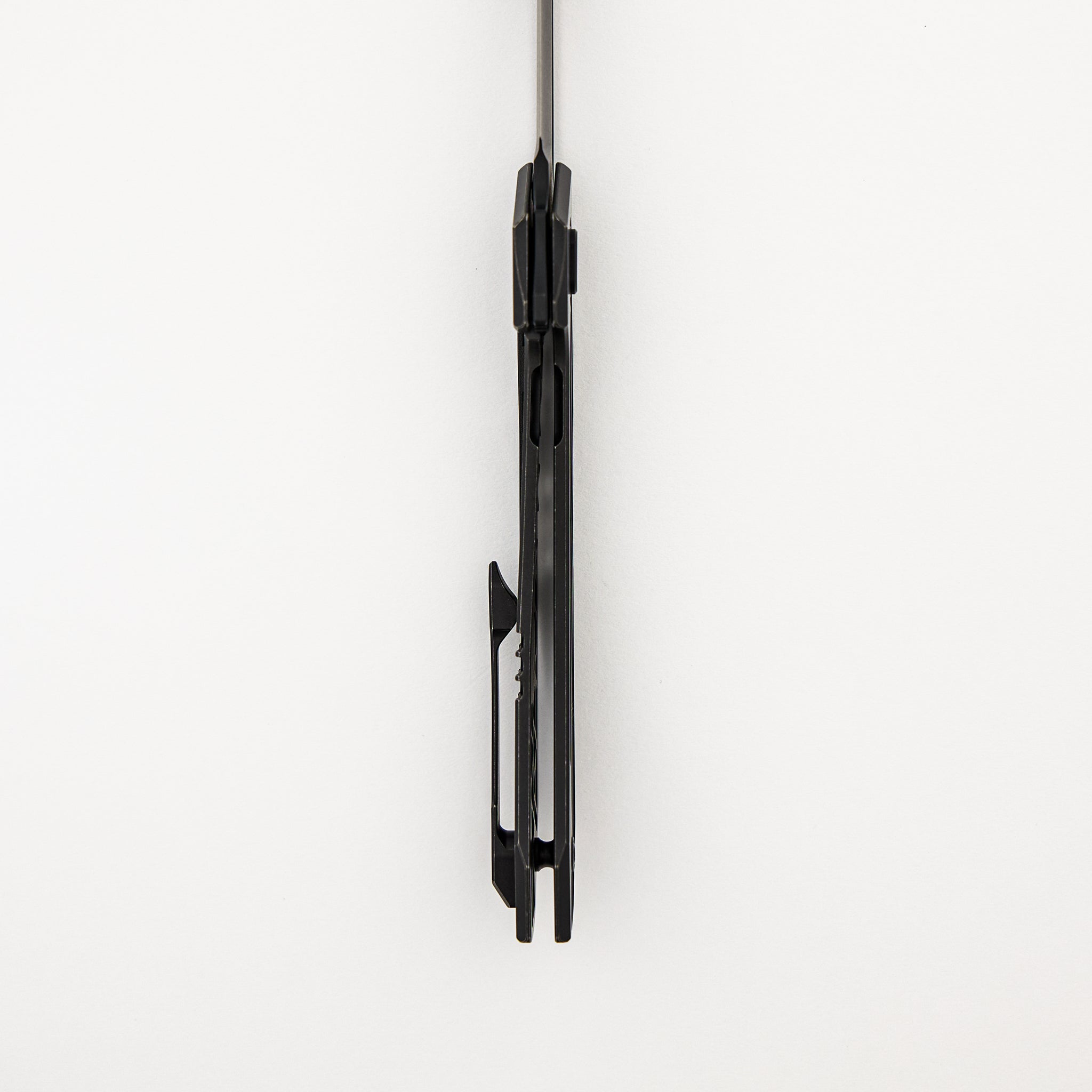 Topaza - LLK490-2 - Black PVD Titanium Handle - Black Stonewashed MagnaCut Blade