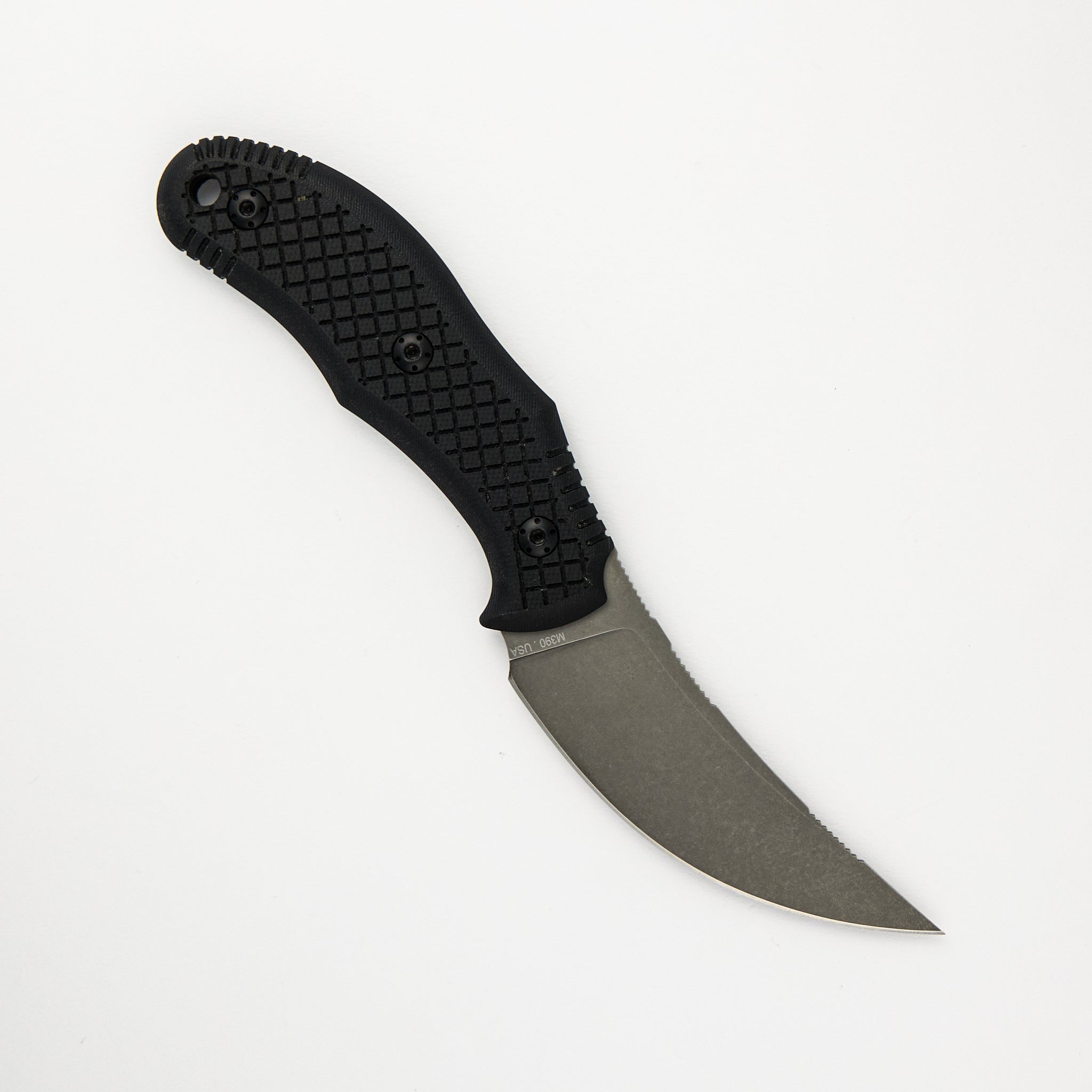 CHOPPER – STONEWASH – BLACK G10 HANDLE