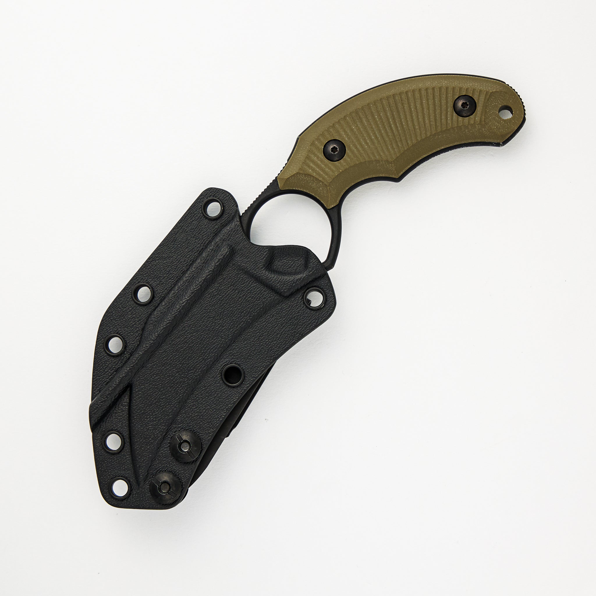 BASTINELLI CREATIONS HARPY – DARK STONEWASH – OD GREEN G10 HANDLE