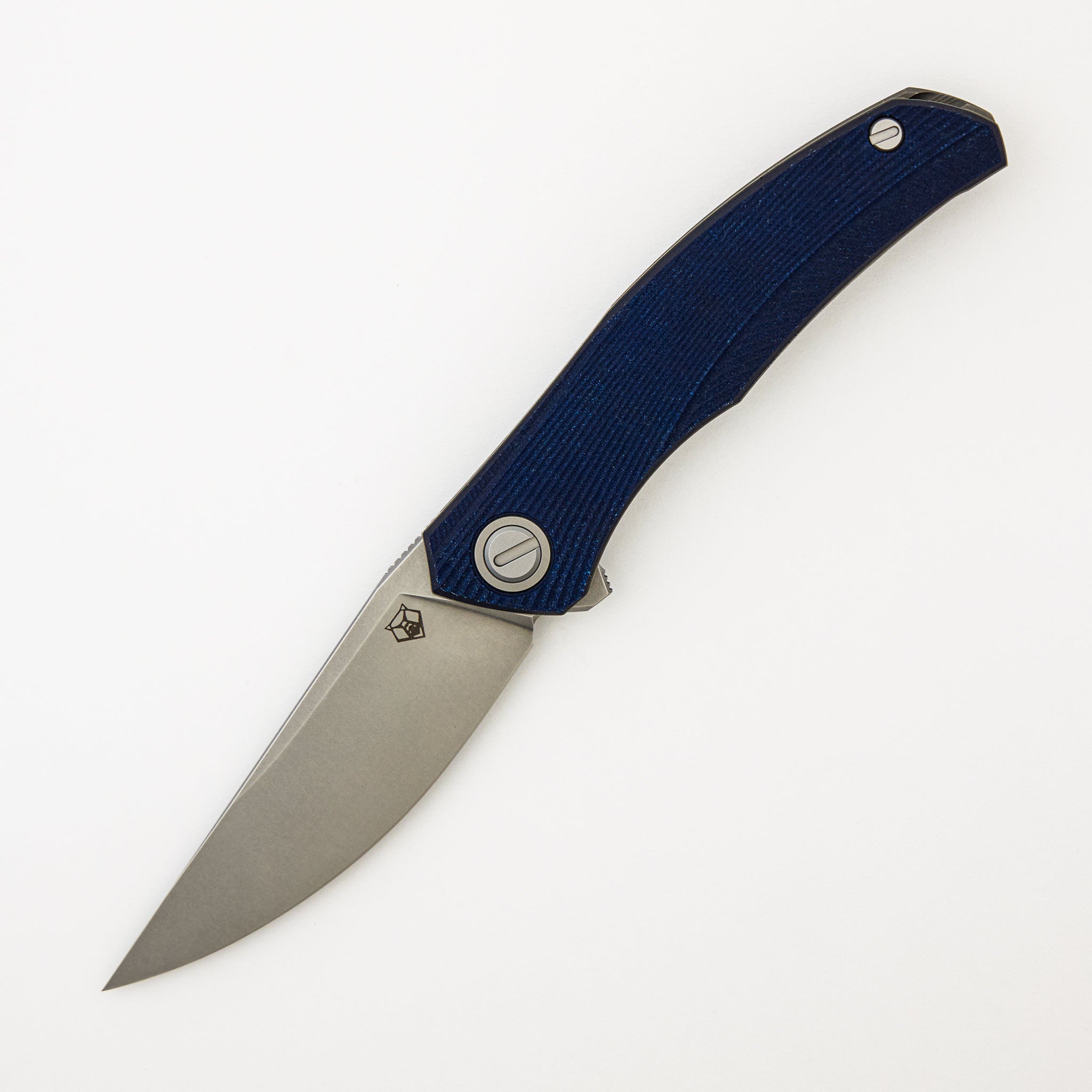 manaricoです Ursus Q95 - Blue Micarta Handle - Elmax Blade - MRBS
