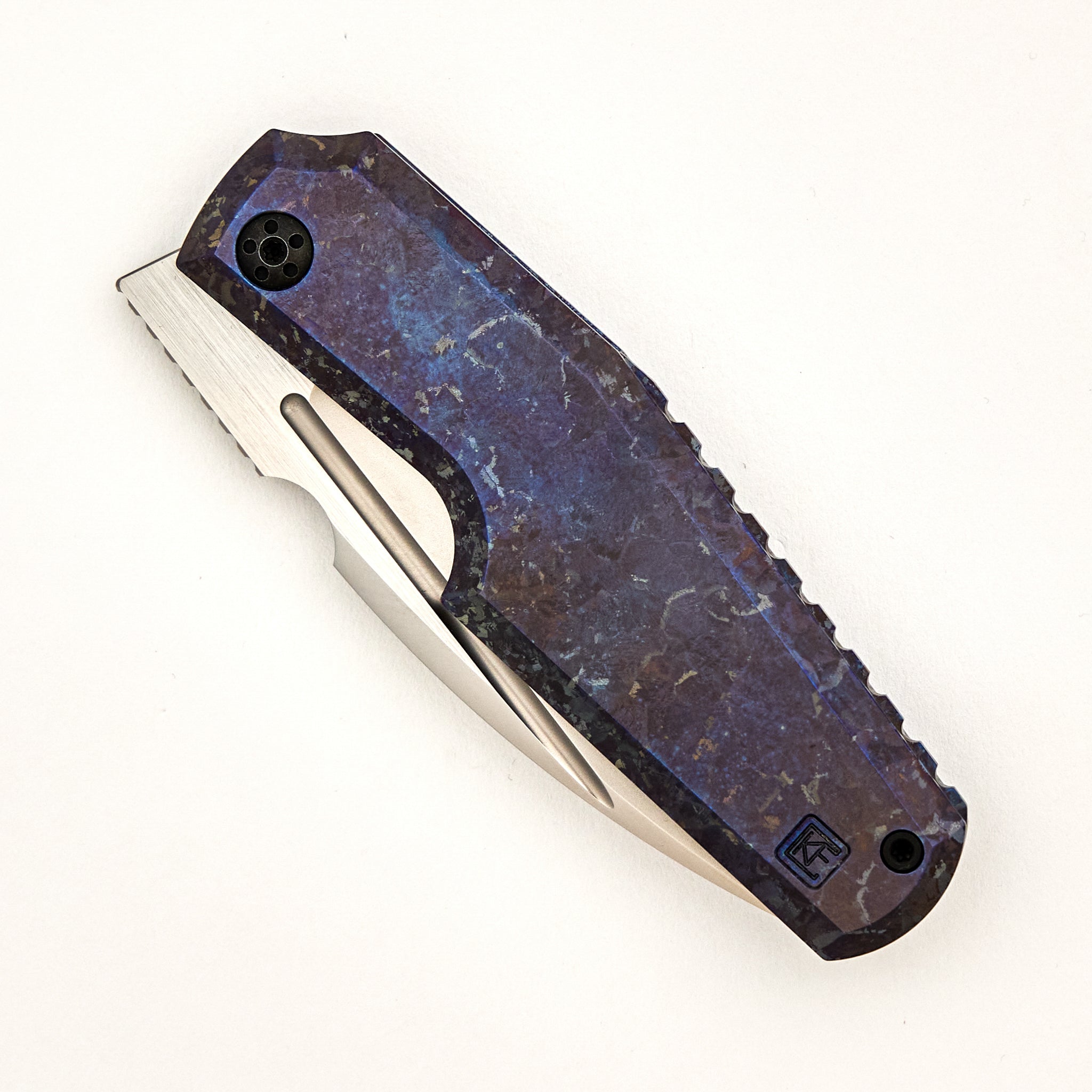 Elementak - M398 Blade - CrystalTi Handle (Thomas Gony Design)