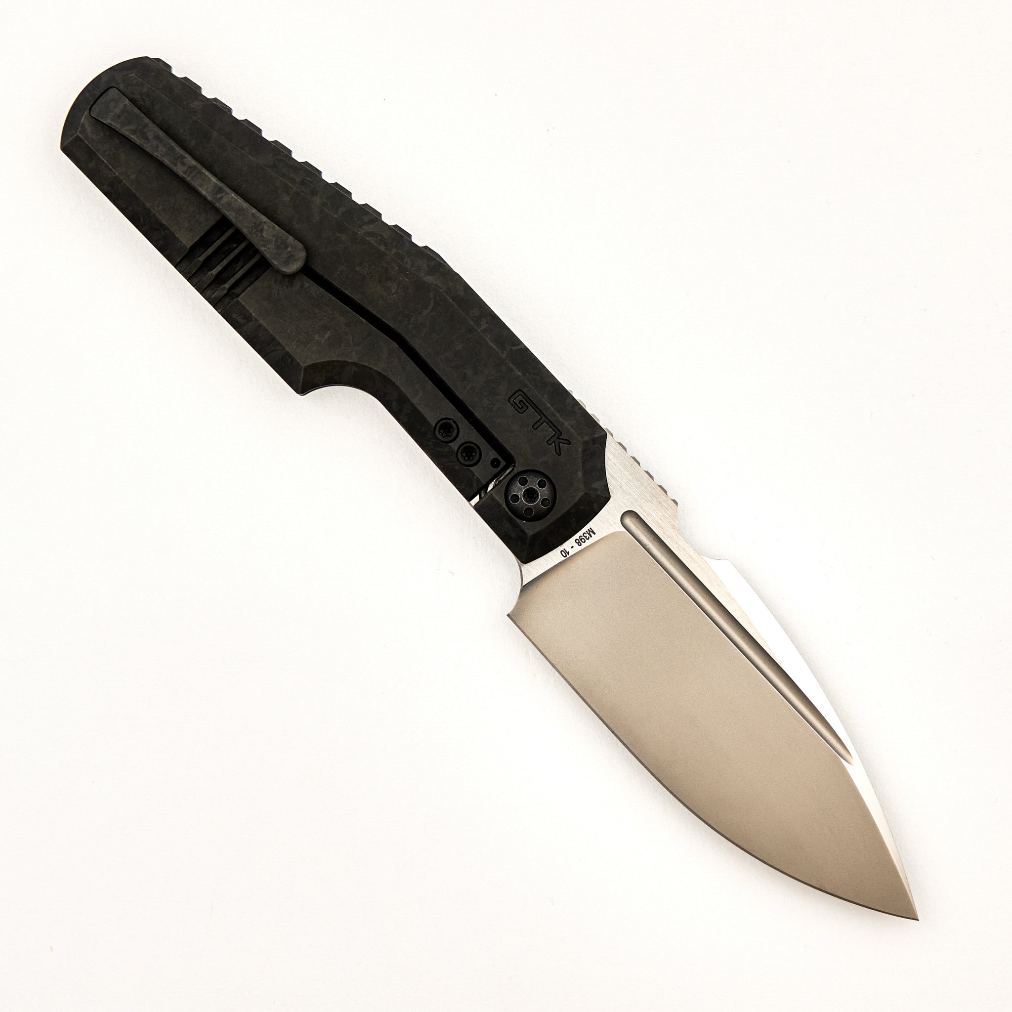Elementak - M398 Blade - CrystalTi Handle (Thomas Gony Design)