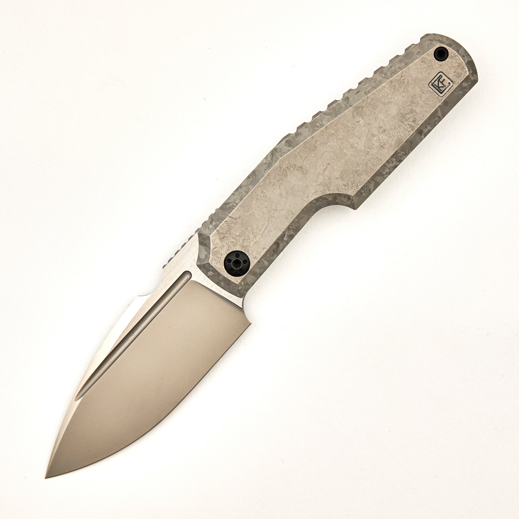 Elementak - M398 Blade - CrystalTi Handle (Thomas Gony Design)