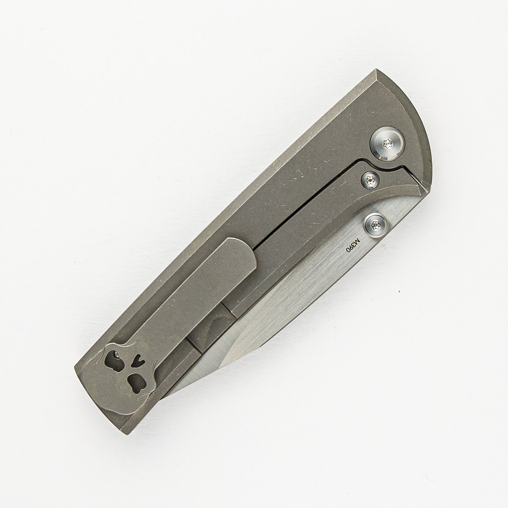 Scapegoat Street – M390 Blade – Titanium Handle