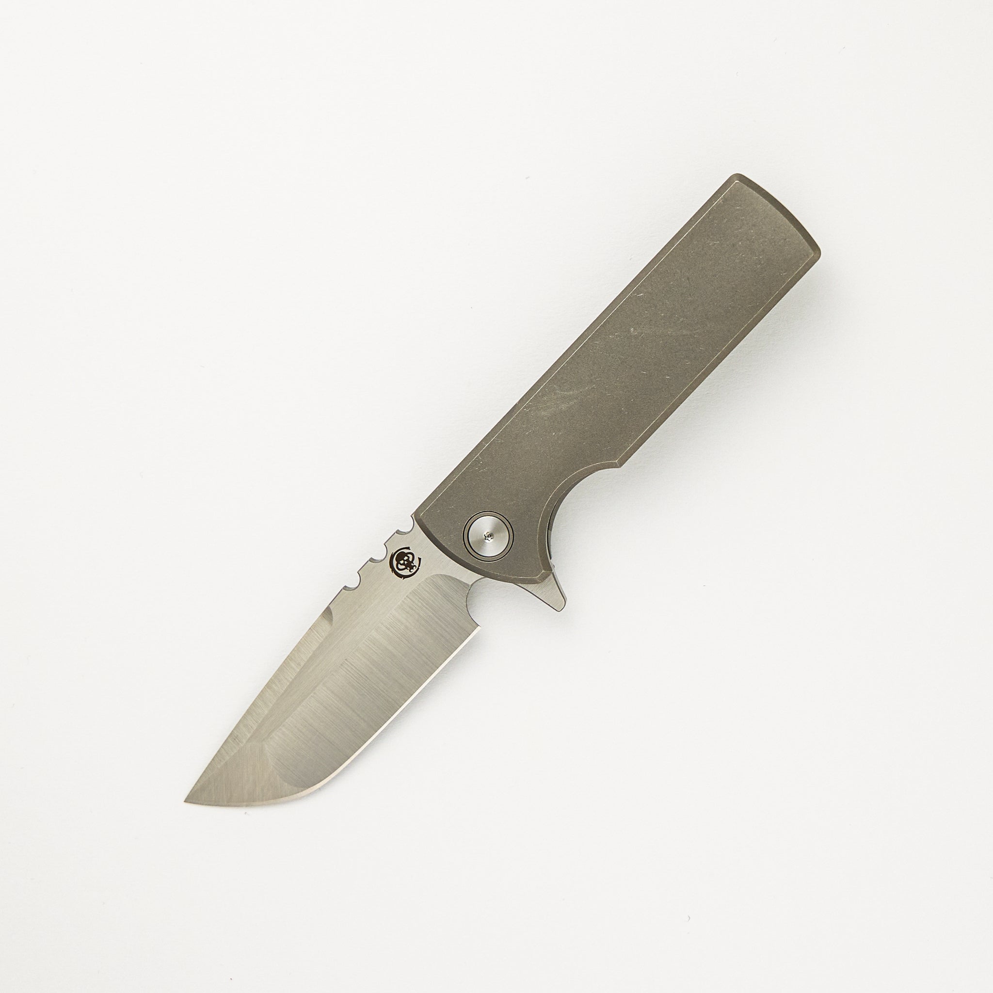 Chaves Knives T.A.K Integral - Titanium Handle - Drop Point M390 Blade