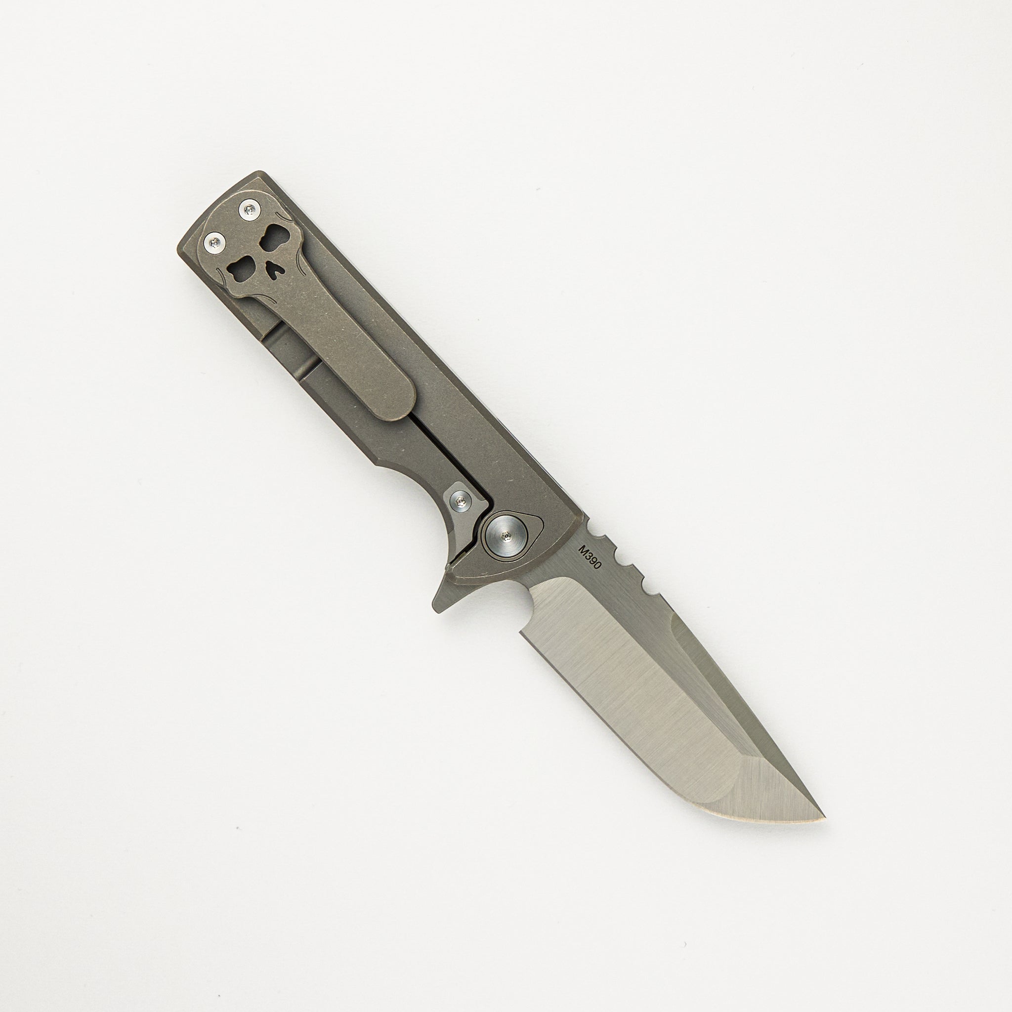 T.A.K Integral - Titanium Handle - Drop Point M390 Blade