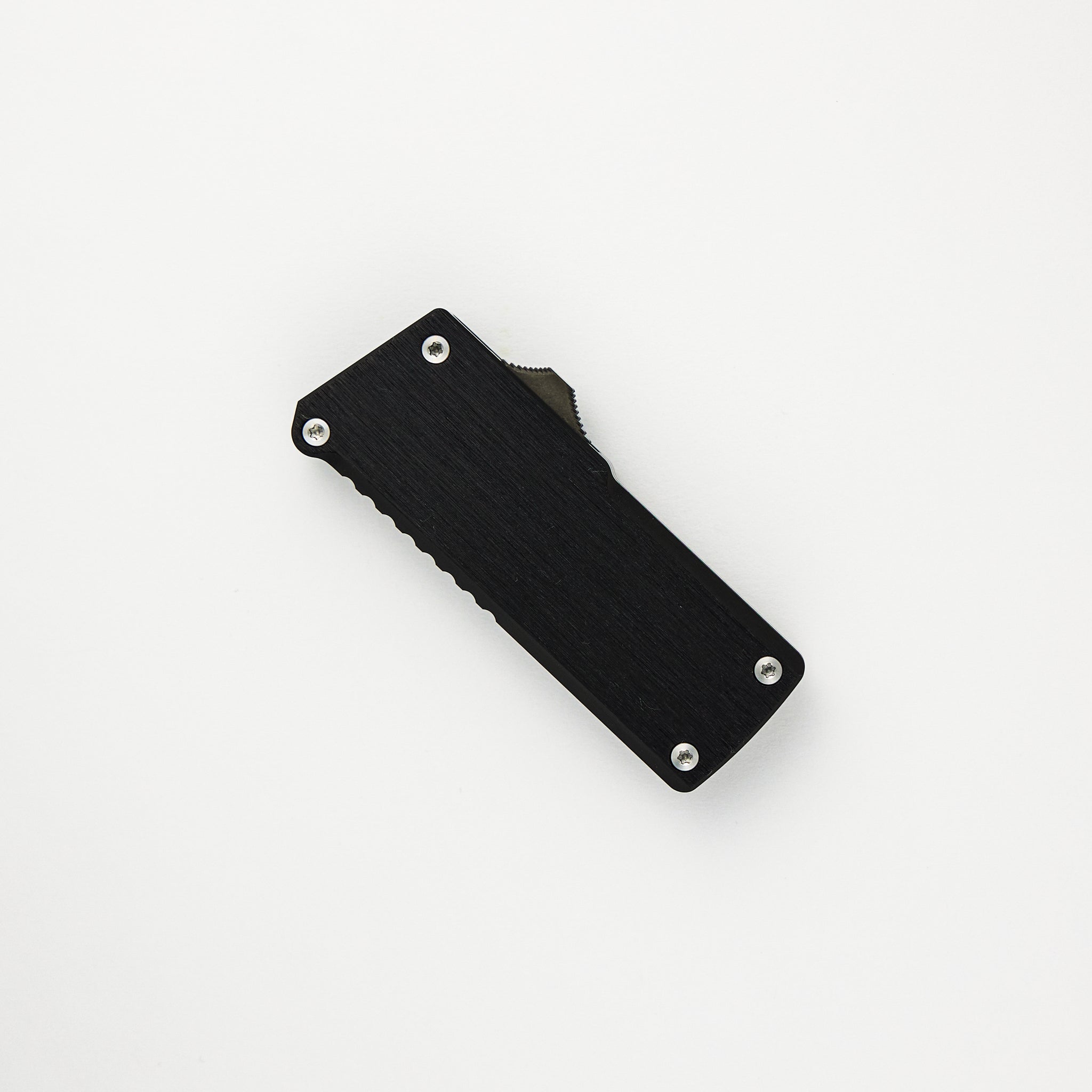 Chaves Knives C.H.U.B OTF Utility Razor - Black/Satin Aluminum Handle