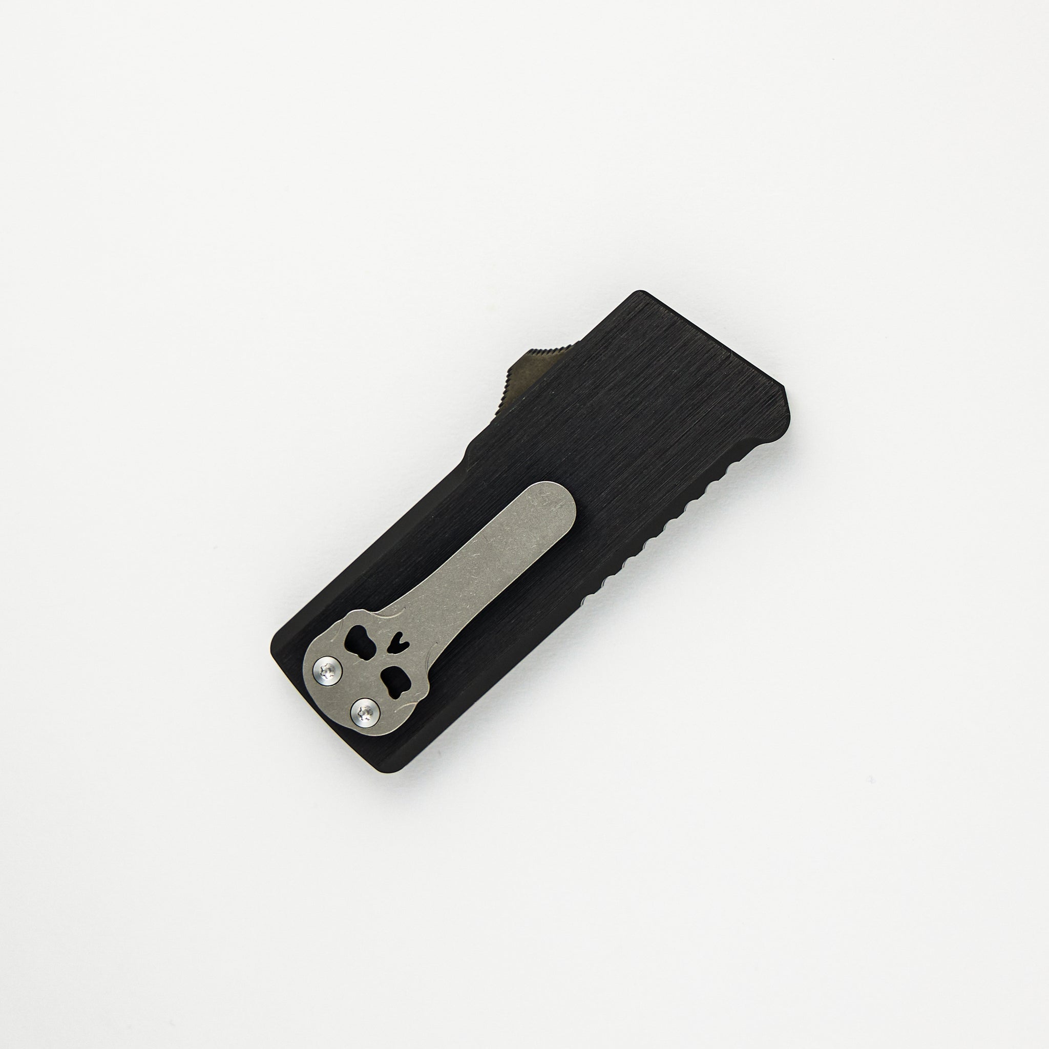 C.H.U.B OTF Utility Razor - Black/Satin Aluminum Handle