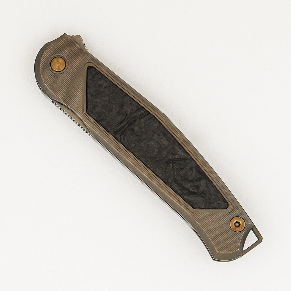 Hummingbird XL - M390 Blade - Titanium/Carbon Fiber Handle