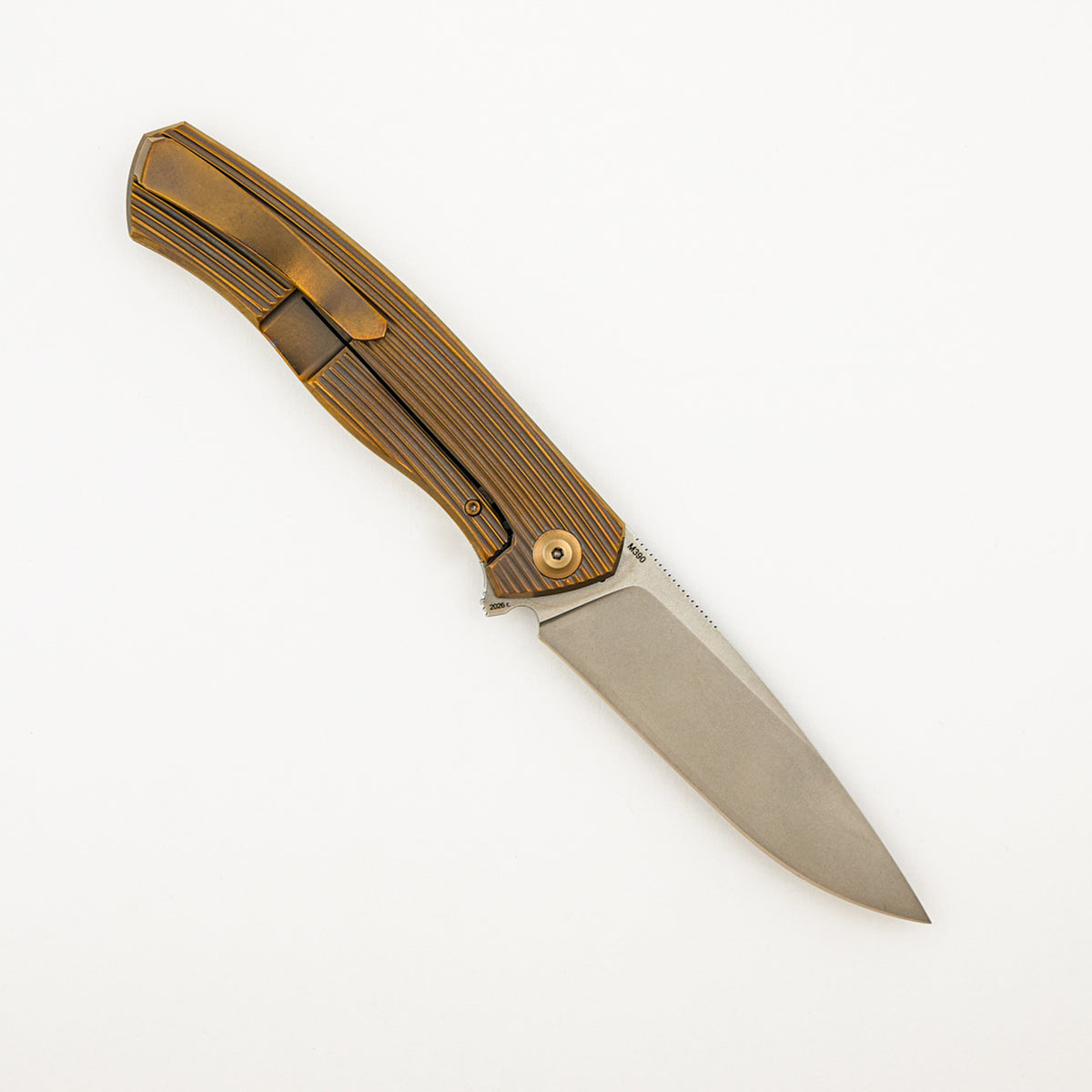 Scout Flipper - M390 Blade - Titanium Handle