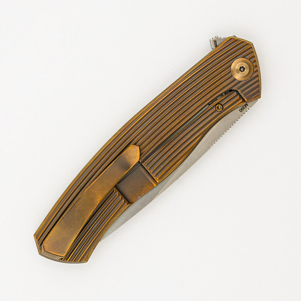 Scout Flipper - M390 Blade - Titanium Handle