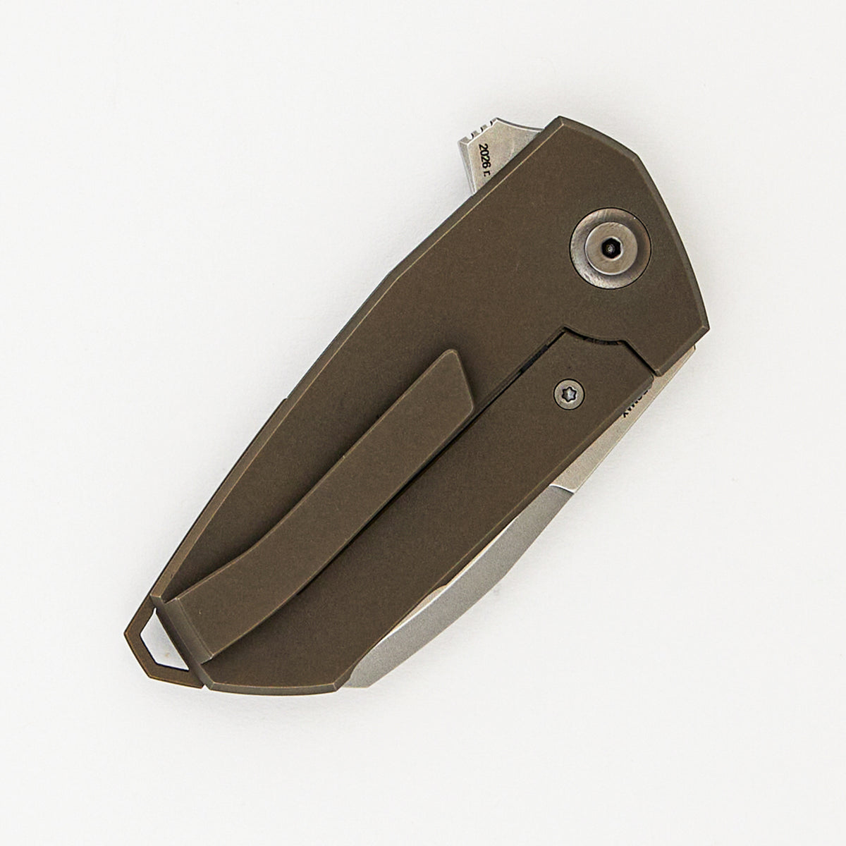 Bulldog - Cromax Blade - Titanium/Carbon Fiber Handle